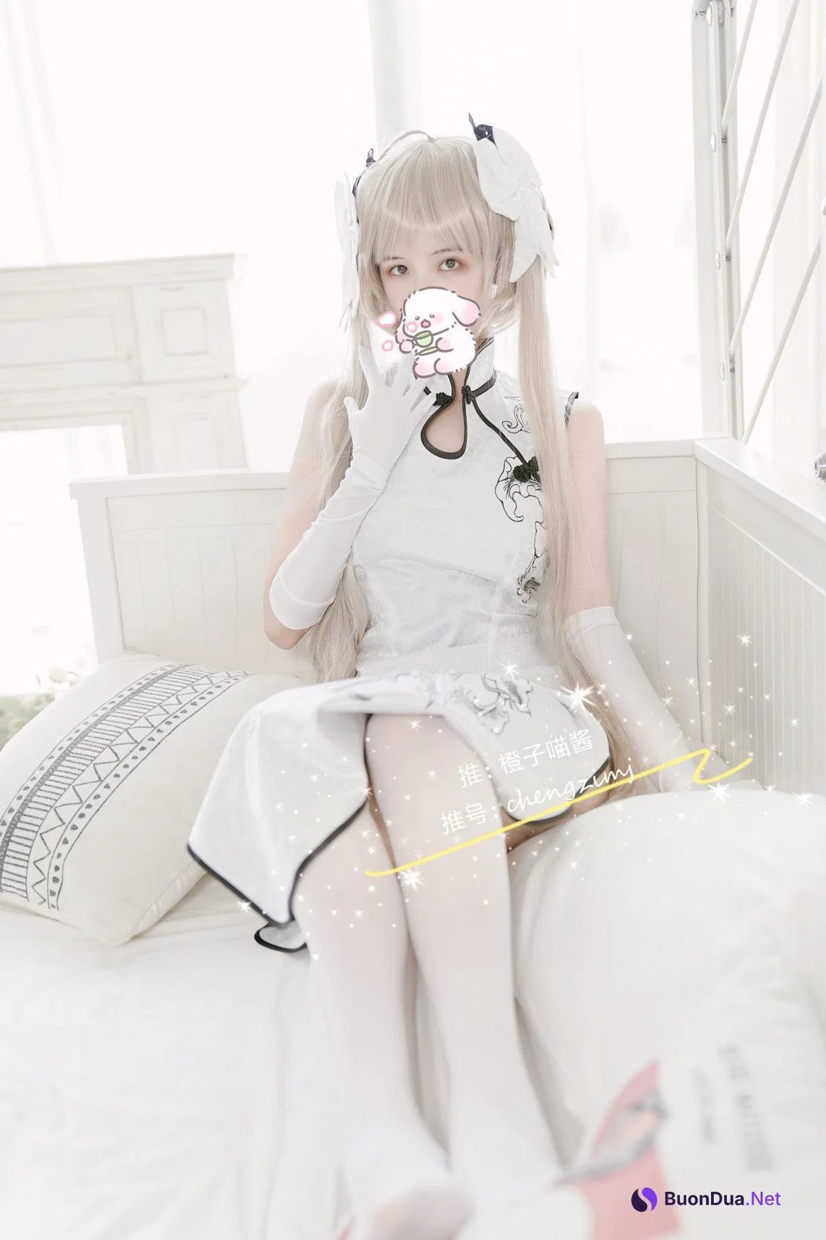 橙子喵酱 穹妹旗袍 & 穹妹体操服 - Photo 10