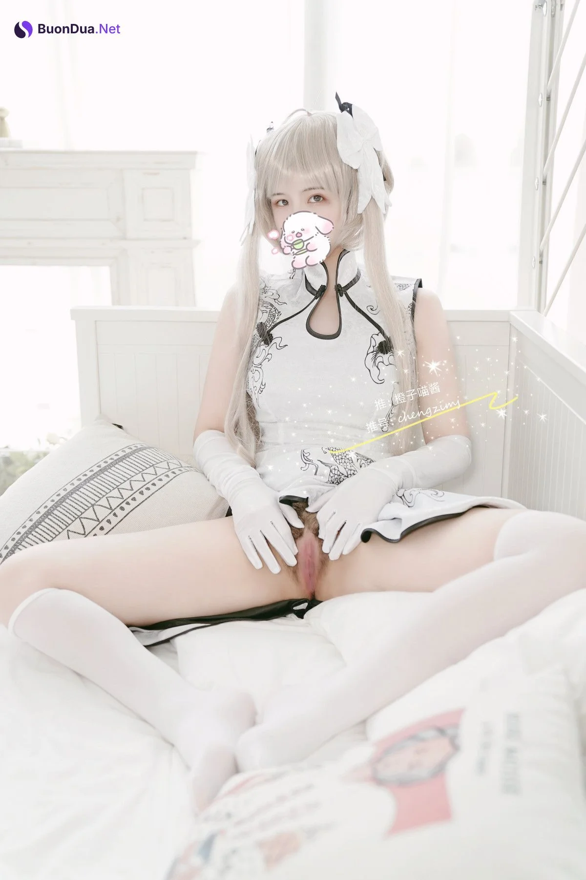 橙子喵酱 穹妹旗袍 & 穹妹体操服 - Photo 19
