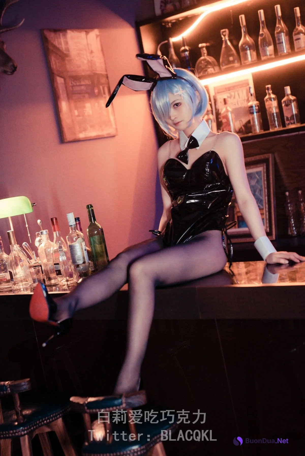 白莉愛吃巧克力 蕾姆兔女郎 - Photo 3