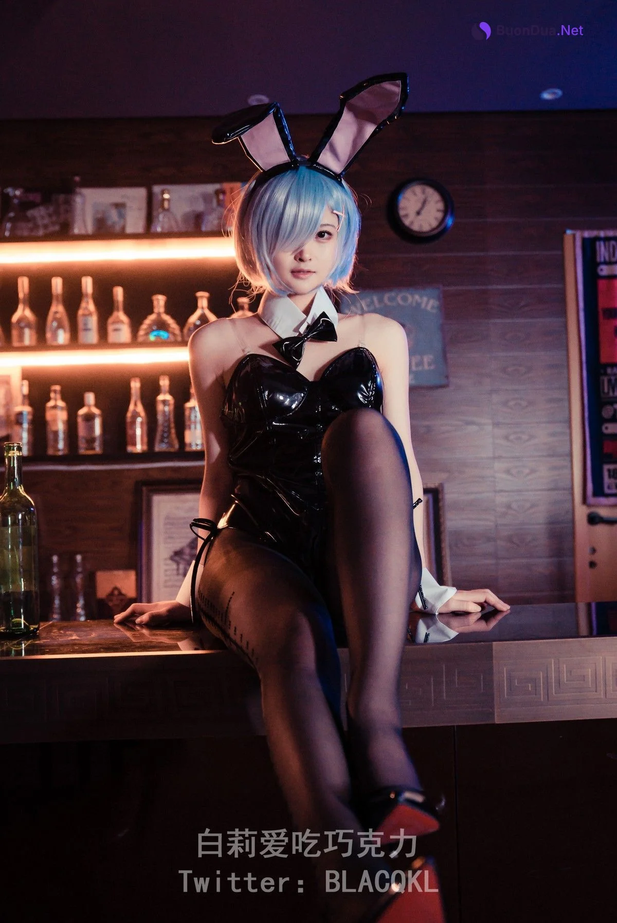 白莉愛吃巧克力 蕾姆兔女郎 - Photo 4