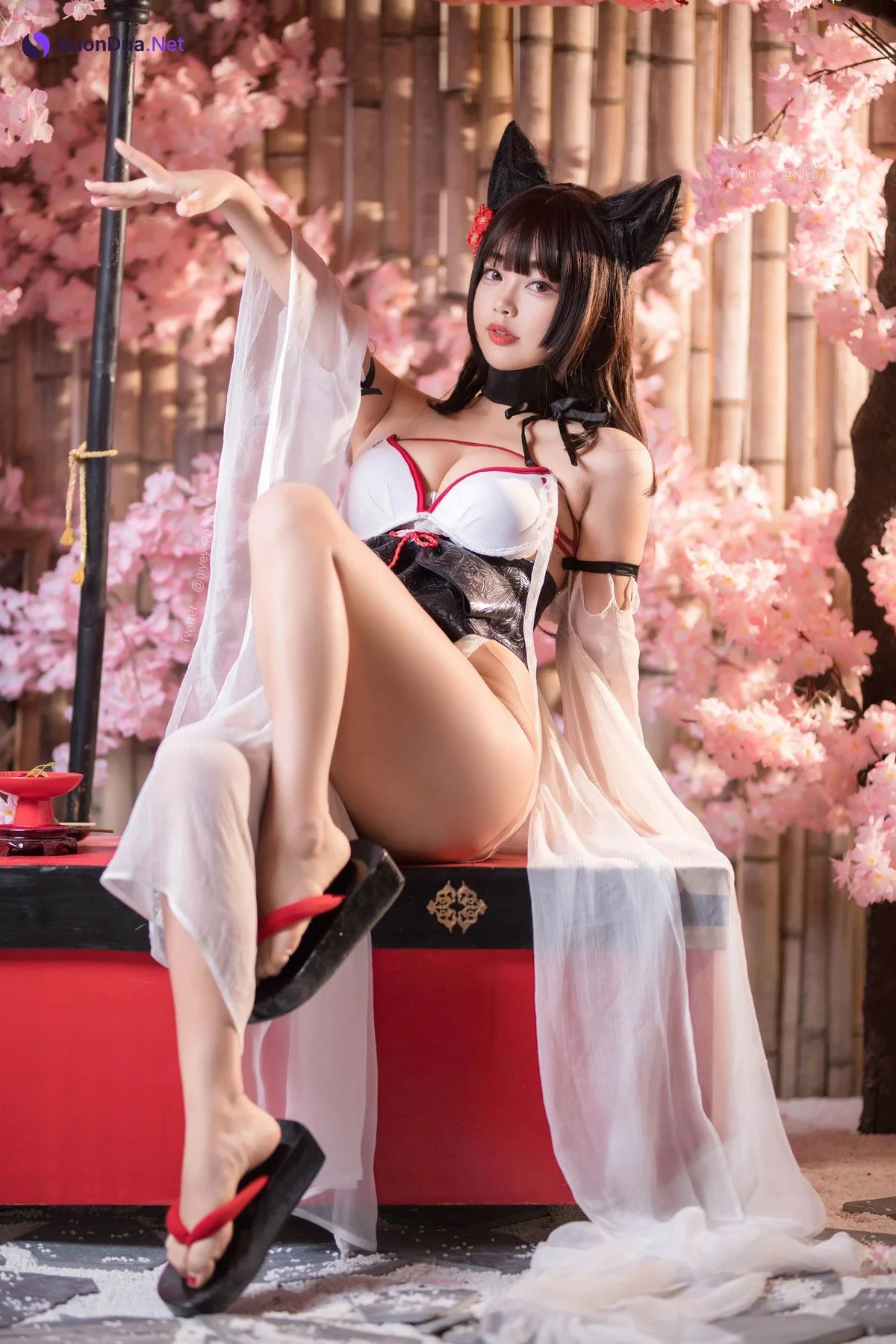 萌系小姐姐 白烨 湿身泳装 - Photo 9