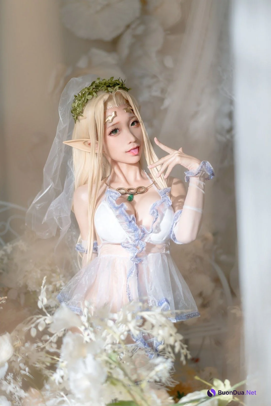 [蠢沫沫] 白精灵 婚纱 - Photo 18