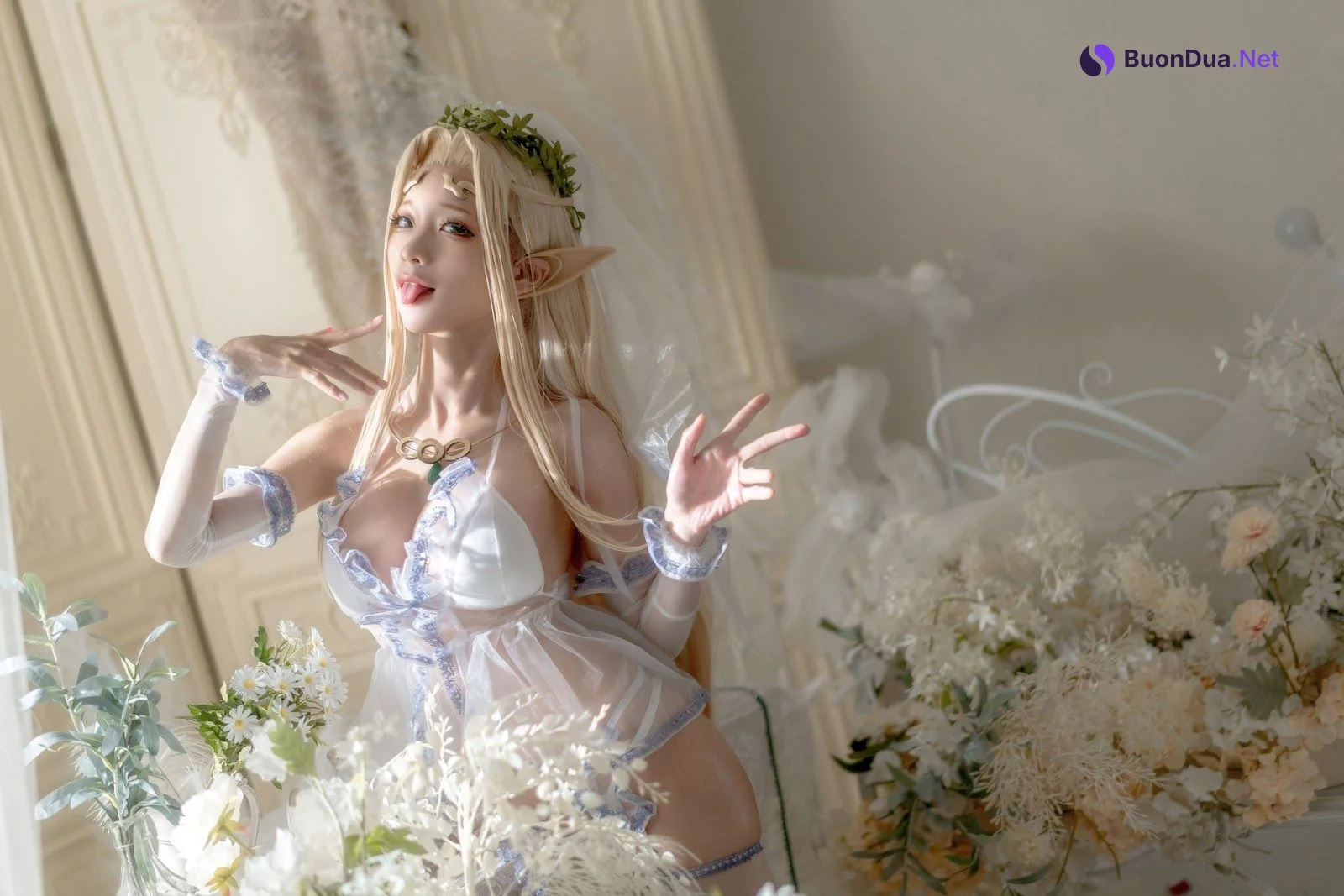[蠢沫沫] 白精灵 婚纱 - Photo 3