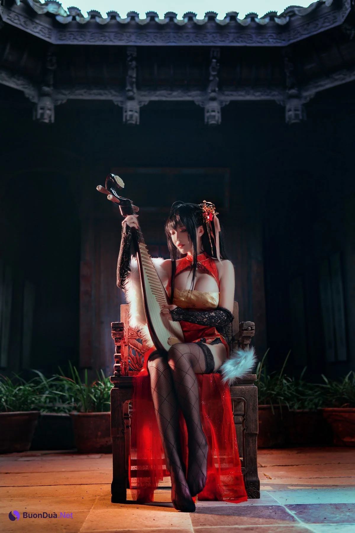 [半半子] 大凤旗袍 - Photo 2