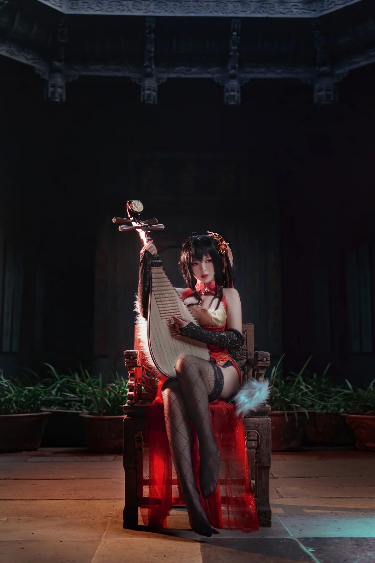 [半半子] 大凤旗袍