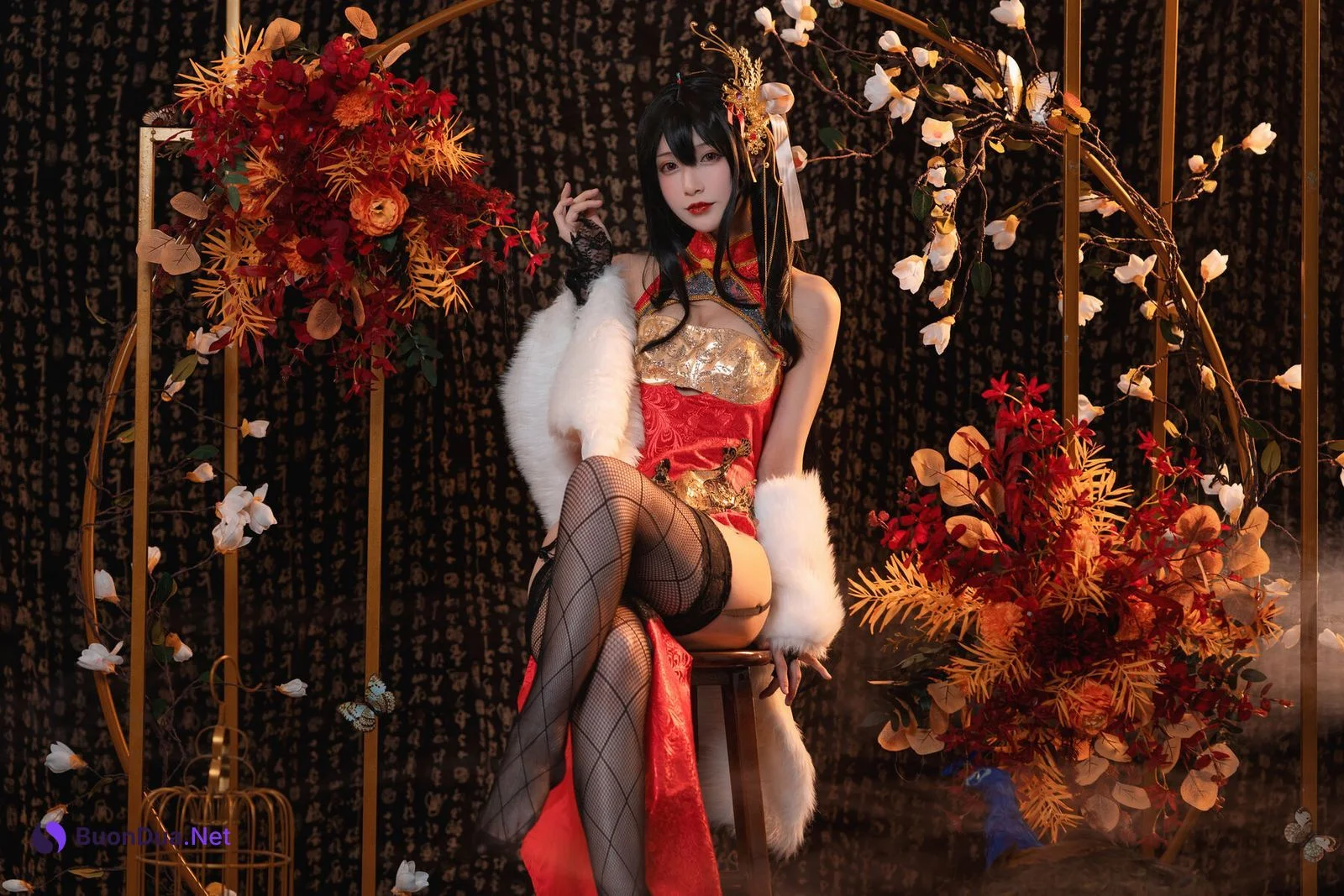 [铁板烧鬼舞] 大凤 旗袍 - Photo 3