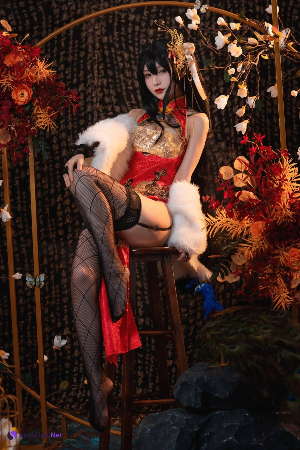 [铁板烧鬼舞] 大凤 旗袍 - Photo 4