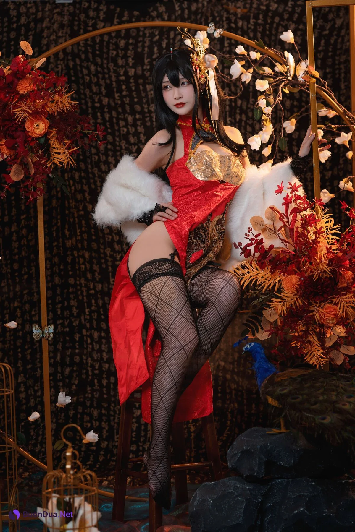 [铁板烧鬼舞] 大凤 旗袍 - Photo 6