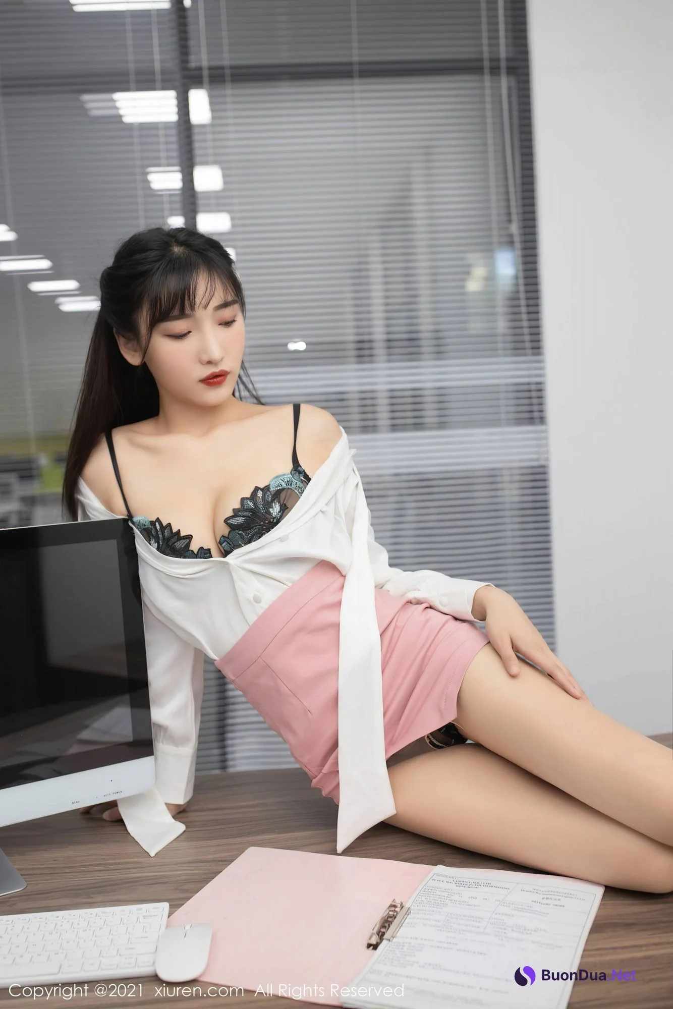 [XIUREN秀人网] 2021.01.21 No.3030 陸萱萱 - Photo 15