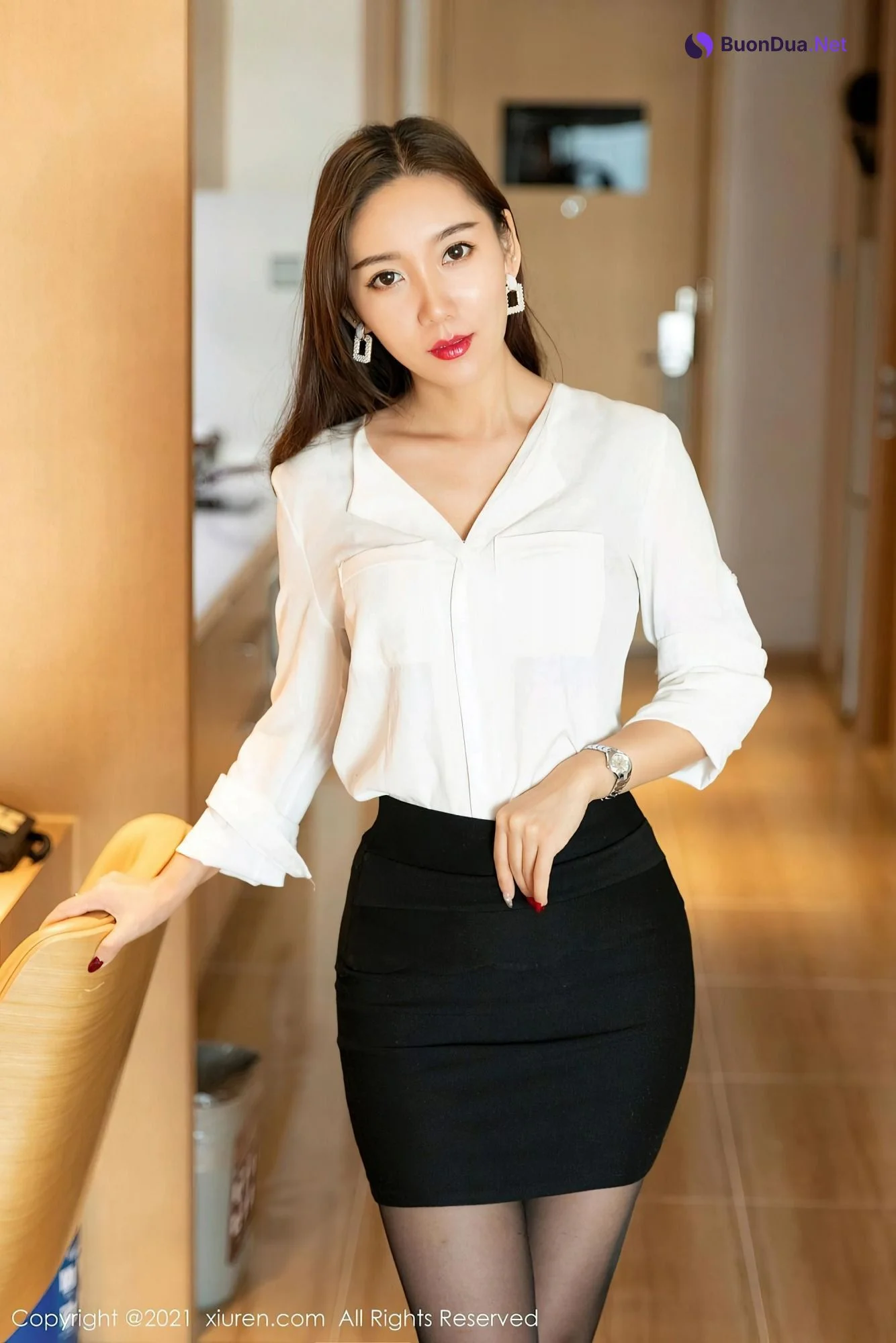 [XIUREN秀人网] 2021.01.27 No.3049 艾靜香 - Photo 8