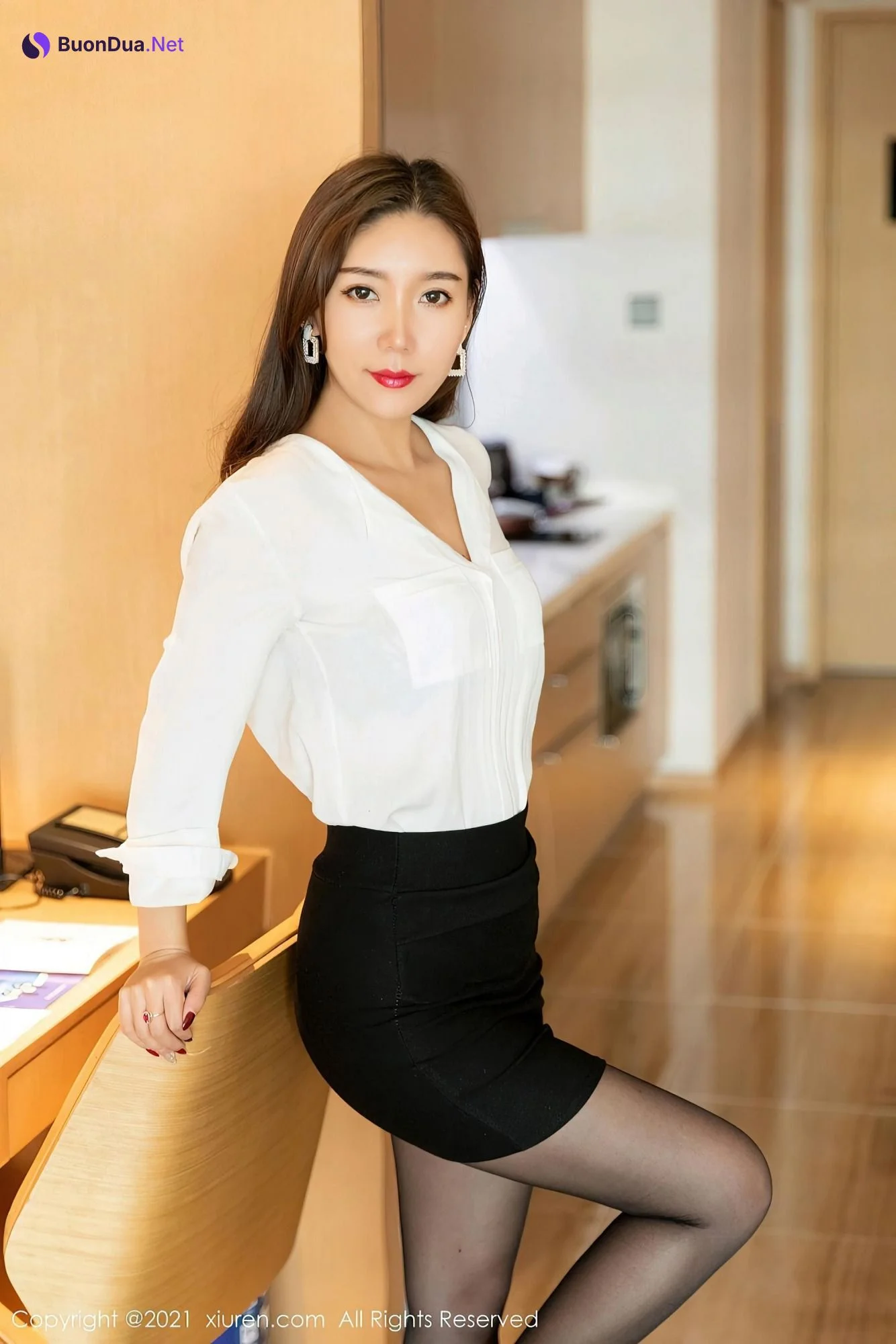 [XIUREN秀人网] 2021.01.27 No.3049 艾靜香 - Photo 9