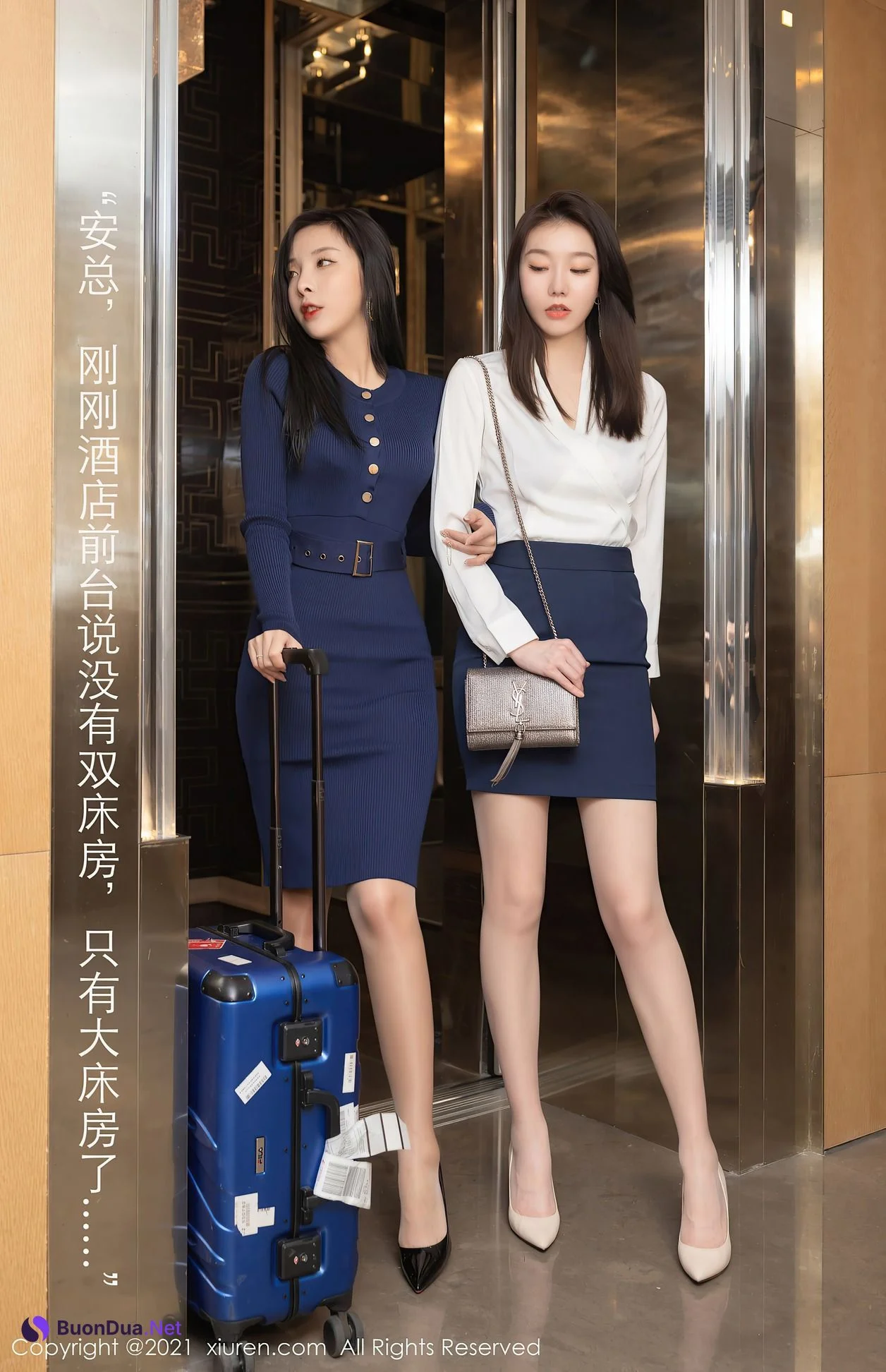 [XiuRen秀人网] 2021.04.01 No.3270 安然Maleah&陈小喵 - Photo 2
