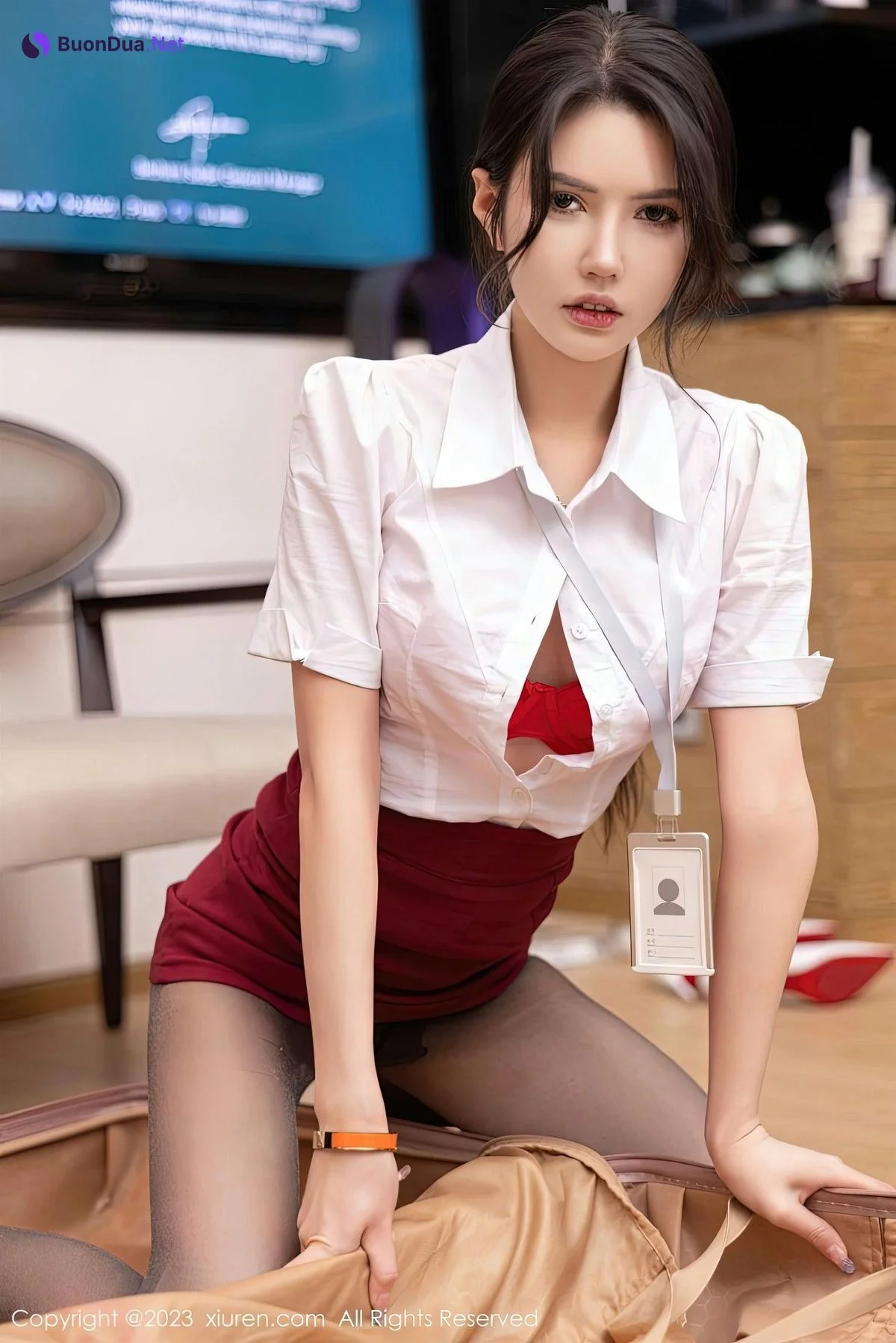 [XiuRen秀人网] No.6232 媛媛酱belle - Photo 15