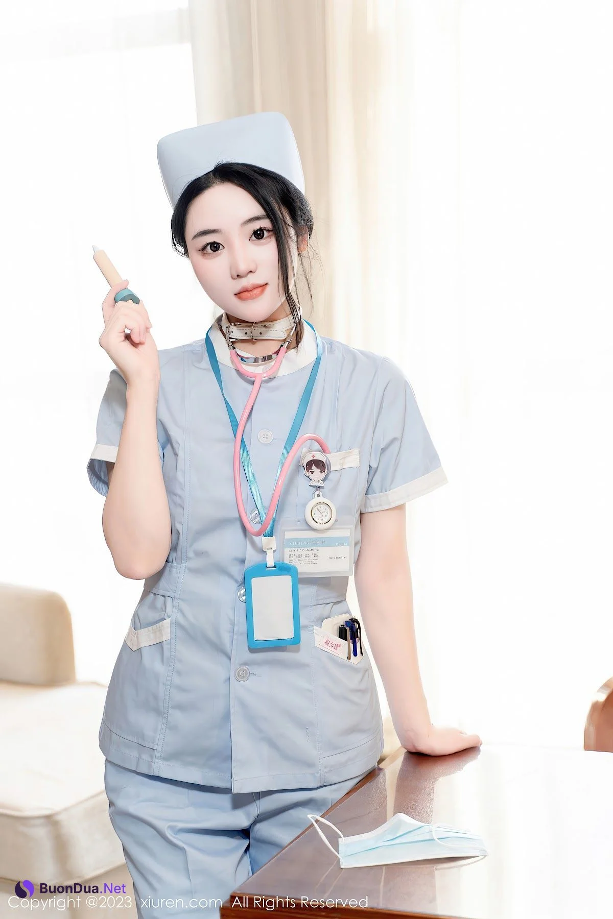 XIUREN No.6868 汐汐爱吃草莓 - Photo 8