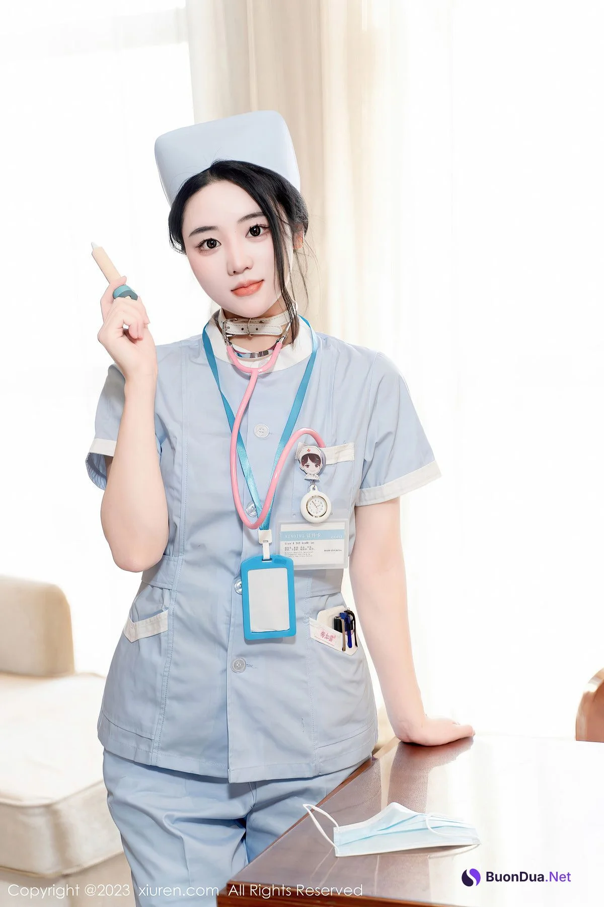 XiuRen秀人网 NO.6868 汐汐爱吃草莓LuXuan - Photo 9