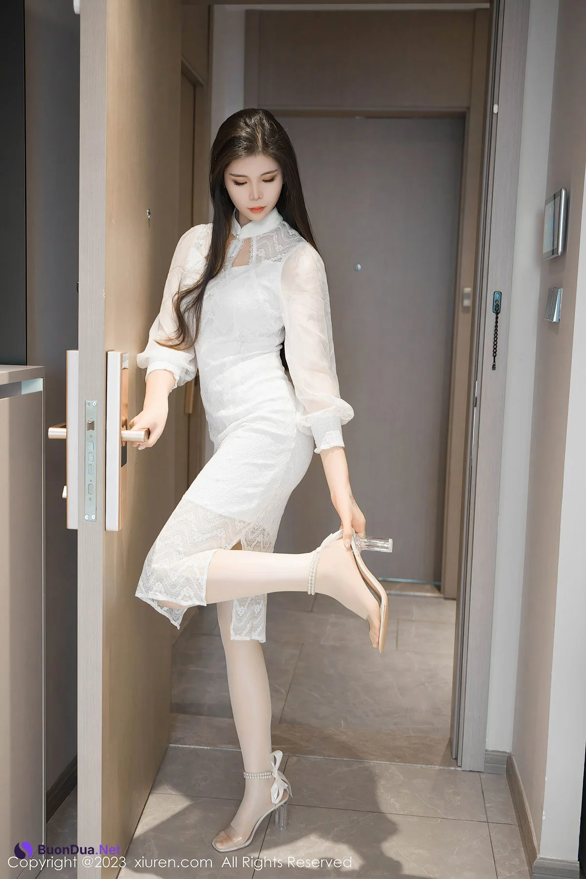 XiuRen秀人网 NO.7559 雪糕CiCi - รูปภาพ 7