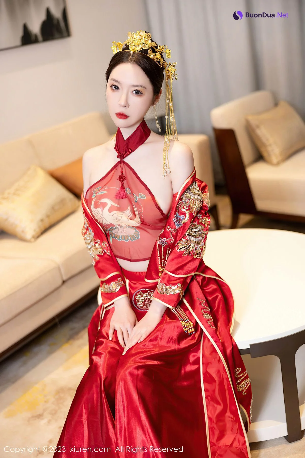 XiuRen秀人网 No.7766 MengXinYue梦心玥 - Photo 11