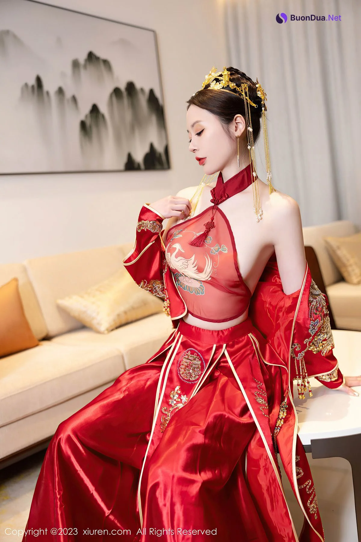 XiuRen秀人网 No.7766 MengXinYue梦心玥 - Photo 13