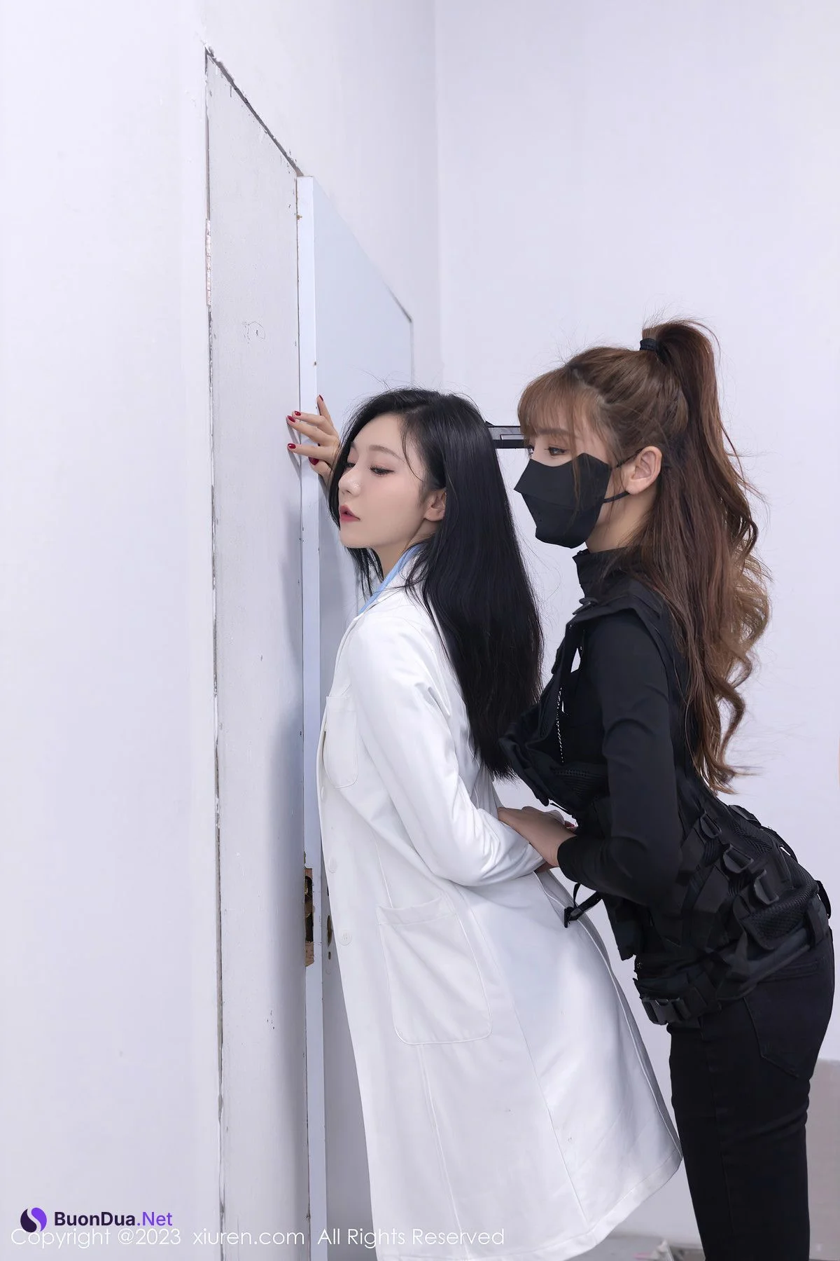 XiuRen秀人网 No.7885 陆萱萱LuXuanXuan & 安然anran - Photo 6