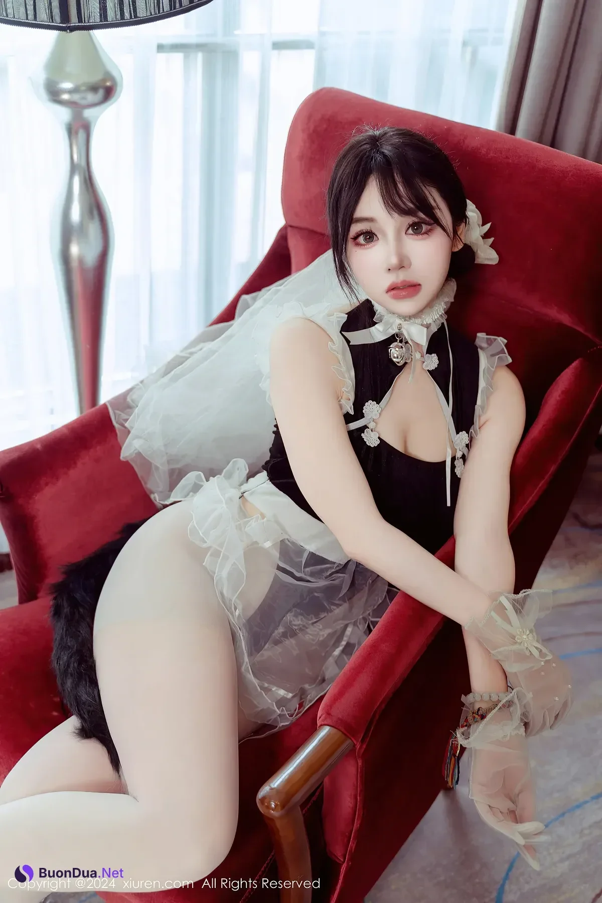 XiuRen秀人网 No.9197 汐汐爱吃草莓LuXuan - Photo 4