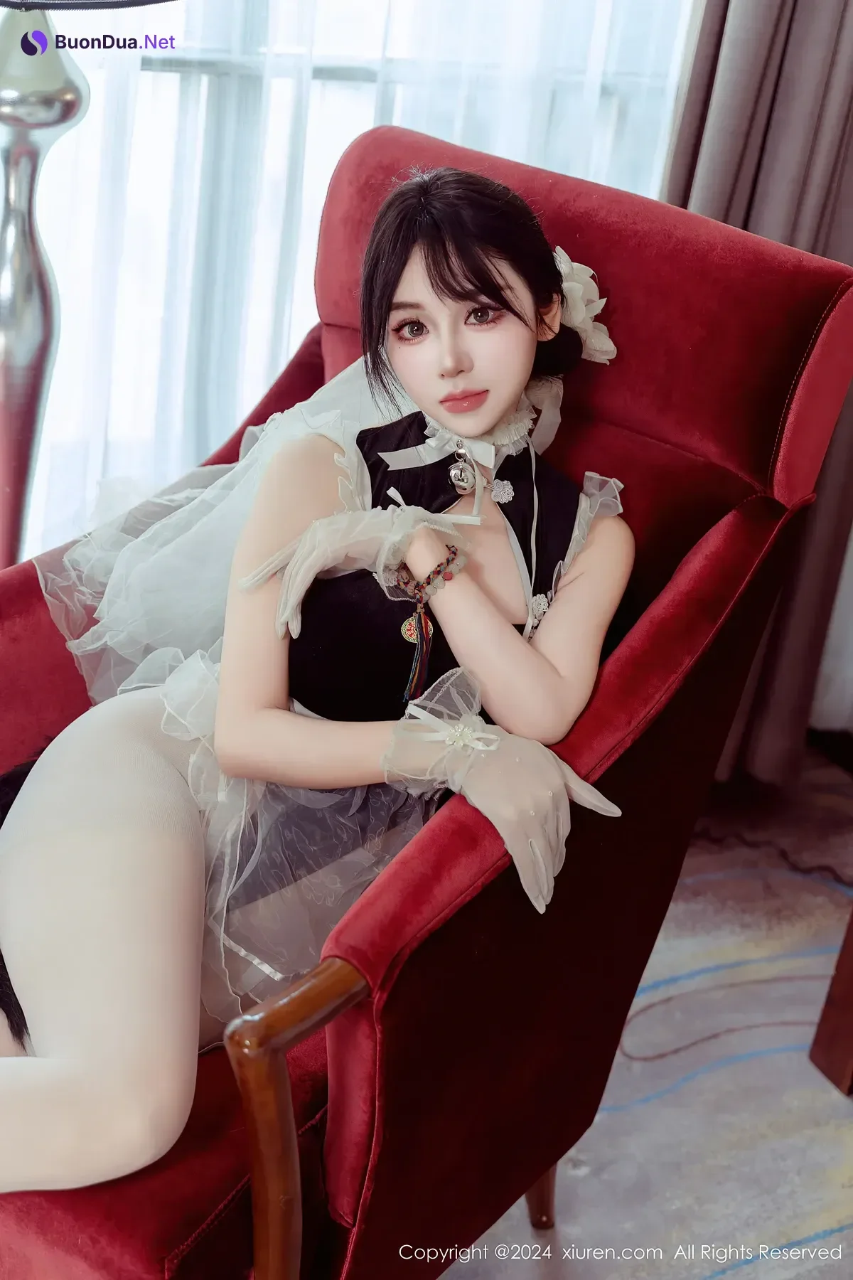 XiuRen秀人网 No.9197 汐汐爱吃草莓LuXuan - Photo 5
