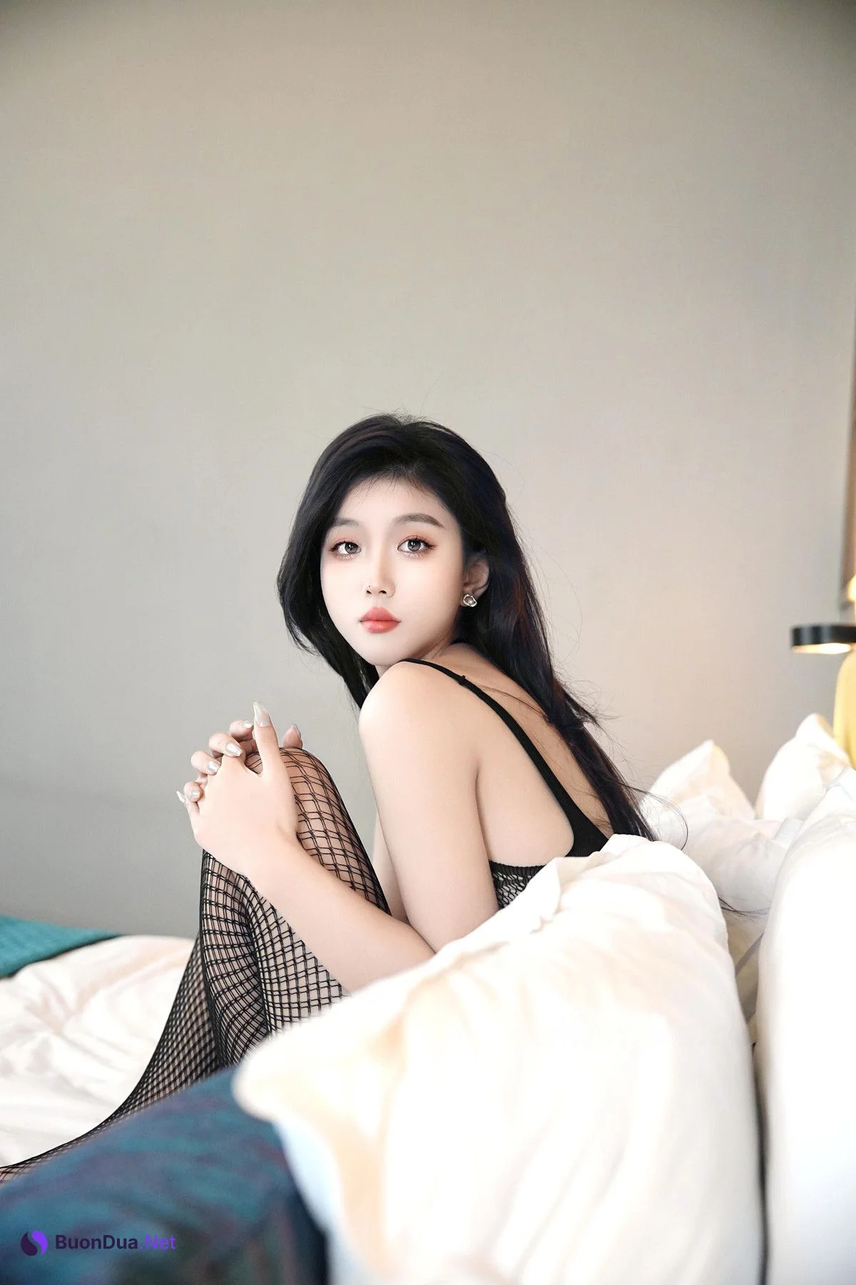 XiuRen Uncensored 江念鱼 – R18 秀人网车模 贴身渔网 - Photo 15