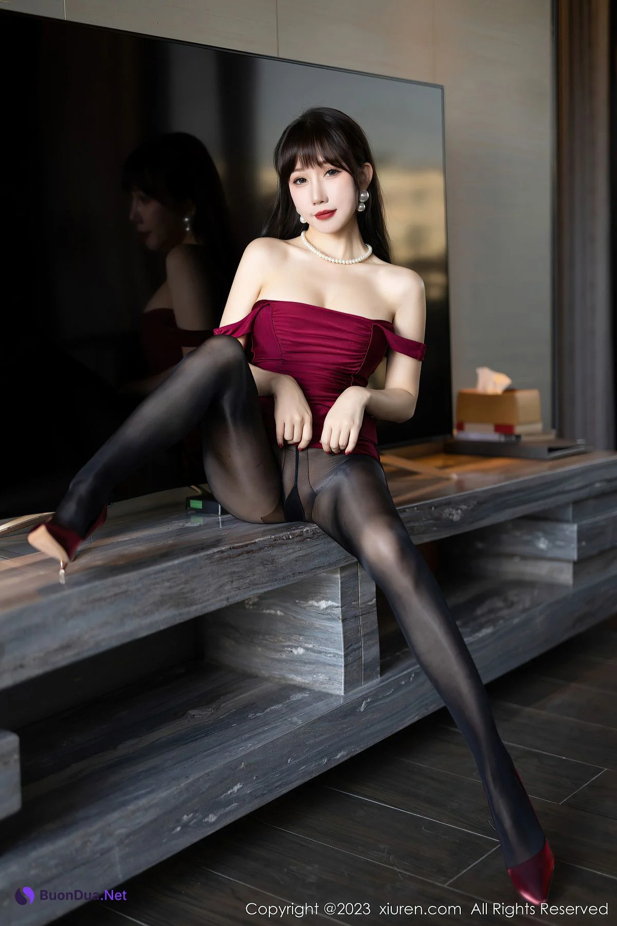 [Xiuren秀人网]2023.05.04 NO.6670 波巧酱BoQiaoJiang - Photo 12