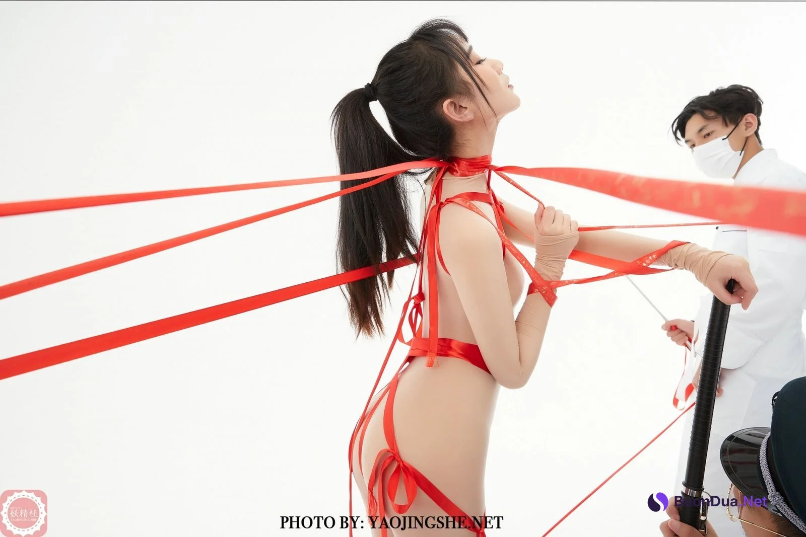 [Yaojingshe妖精社系列] 2021.03.14 T2111喵喵《美絲小偷》下 - 사진 12