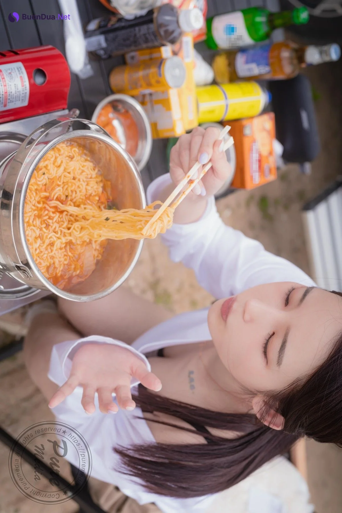 Yeha 예하, PURE MEDIA Vol.287 “Sex Vacation in Camping Car” Set.03 - 照片 17