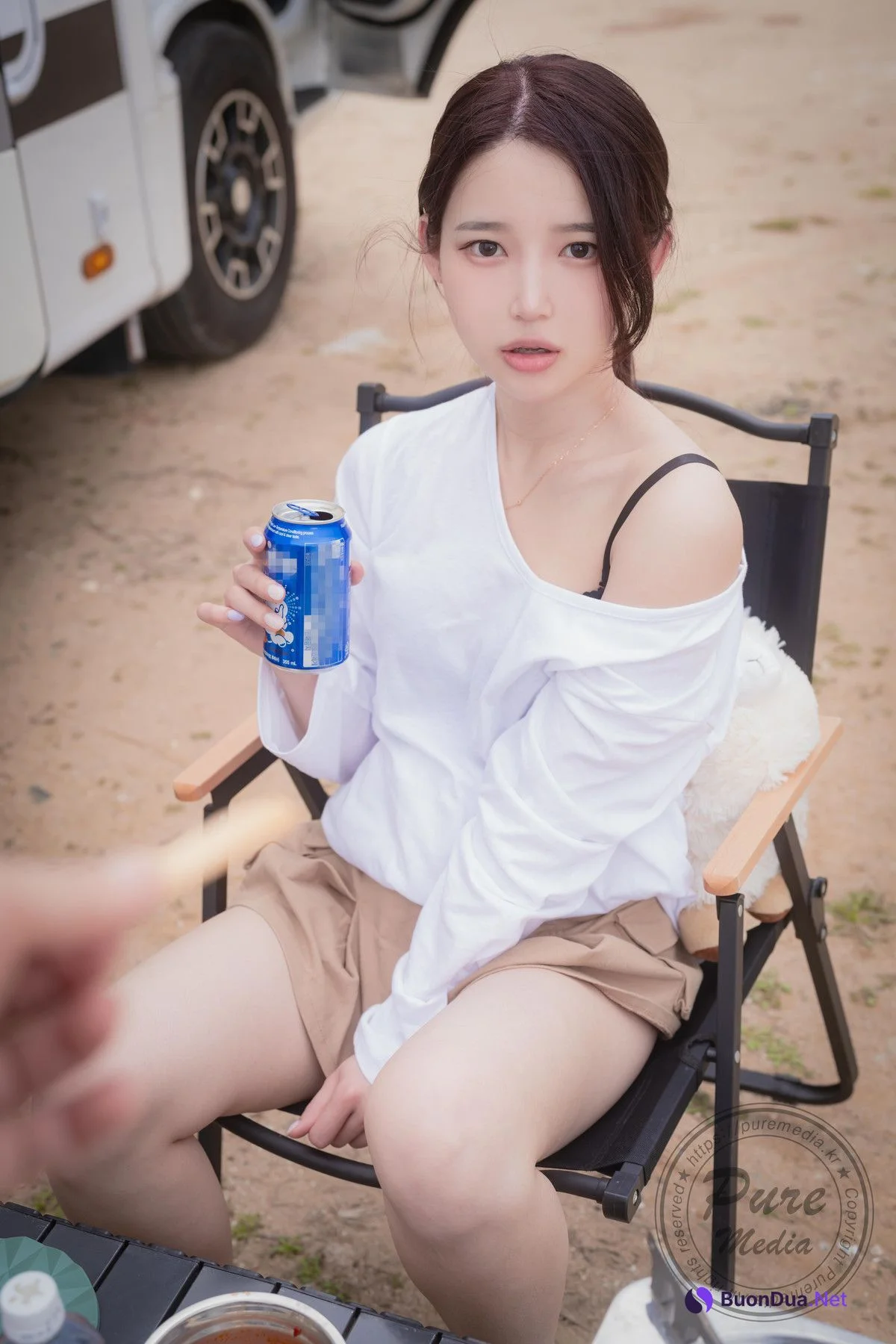 Yeha 예하, PURE MEDIA Vol.287 “Sex Vacation in Camping Car” Set.03 - 照片 24