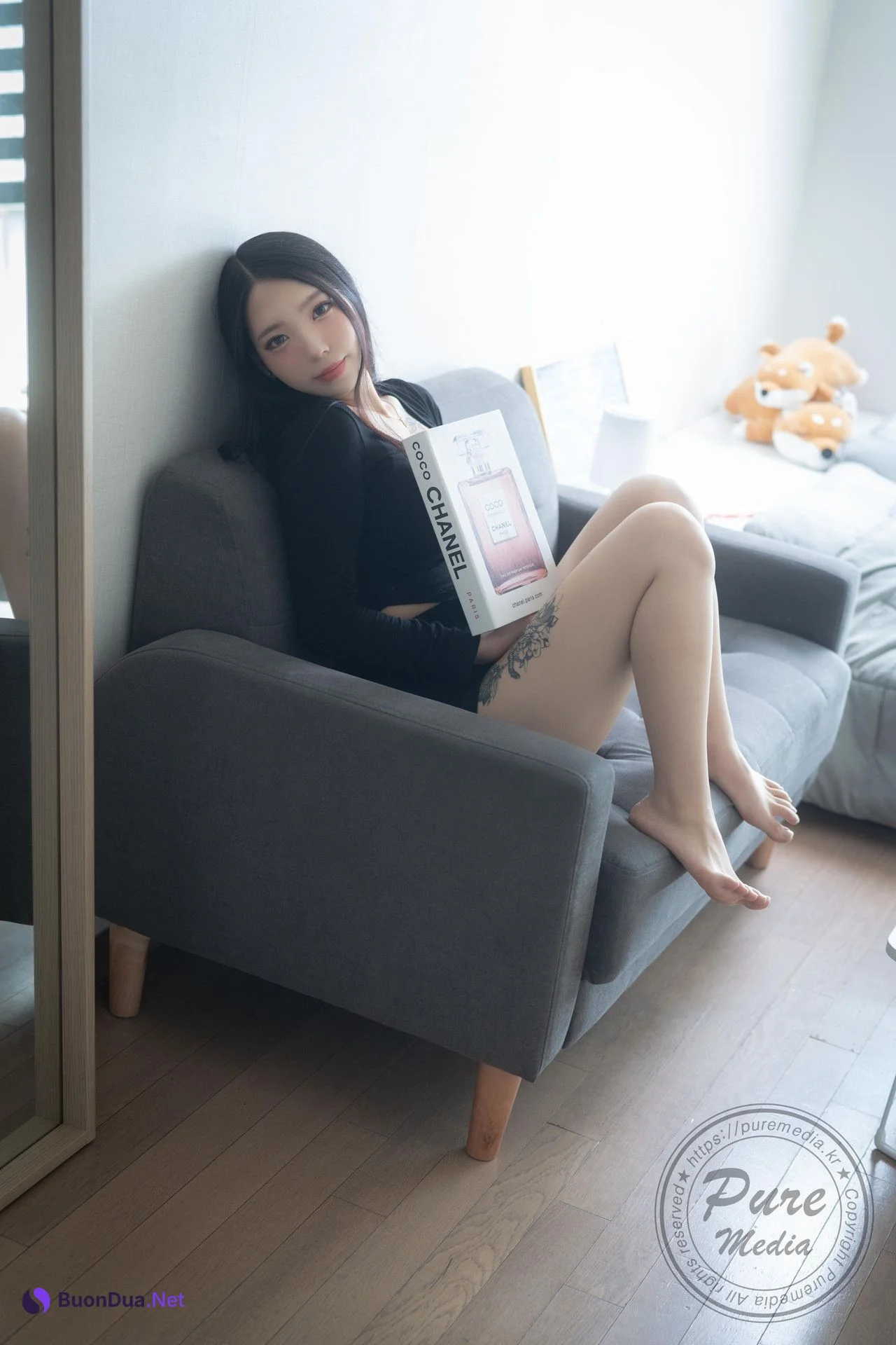 Yeon Hwa 연화, [PURE MEDIA] Vol.204 누드 디지털화보 Set.01 - รูปภาพ 3