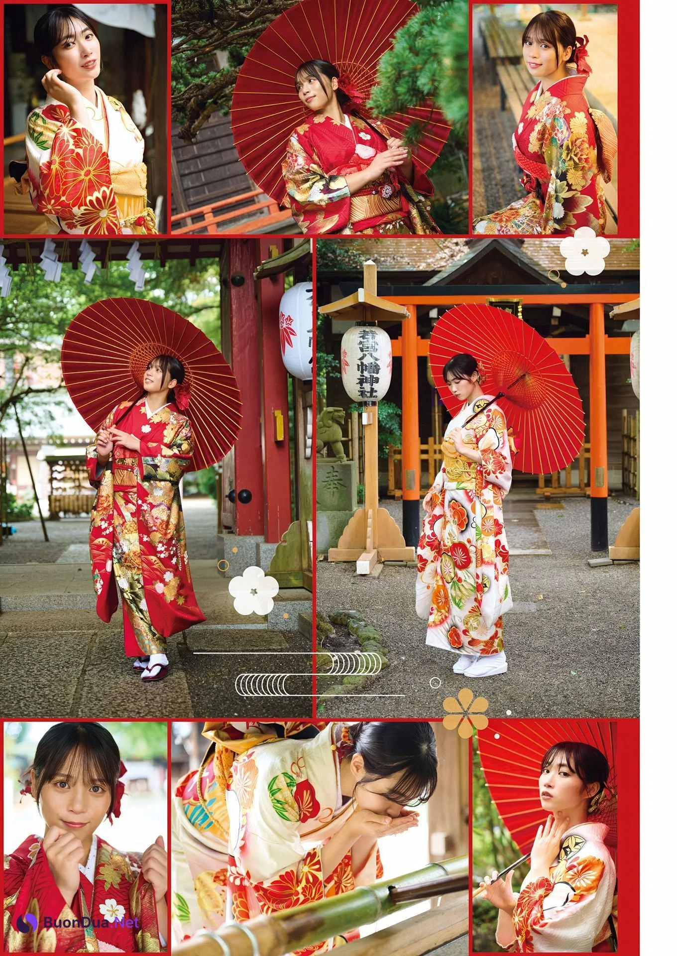 YG成人式 4人の美女が振り袖から水着に, Young Gangan 2025 No.02 (ヤングガンガン 2025年2号) - Photo 6