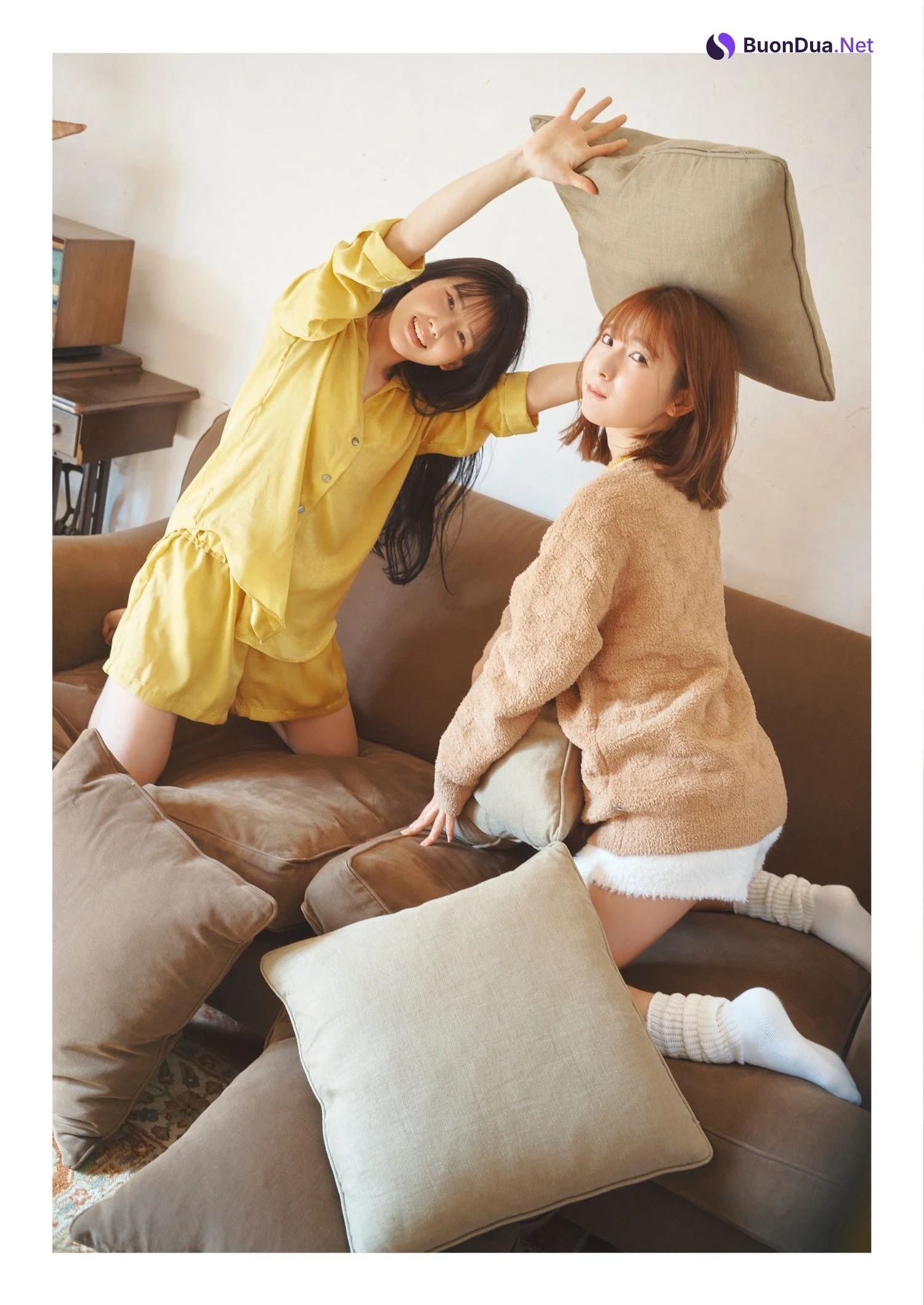 森嶋あんり&奥ゆい, デジタル限定 YJ Photo Book 「ふわゆるユリ姉妹」 Set.02 - รูปภาพ 2
