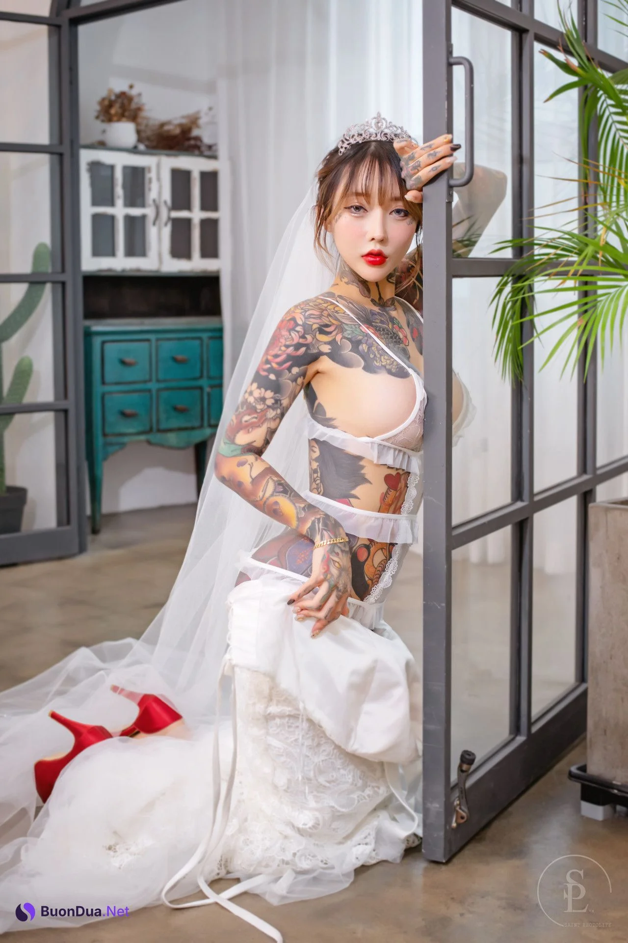 YoKo 요코, [SAINT Photolife] Vol.01 Cat Bride Set.02 - Photo 12