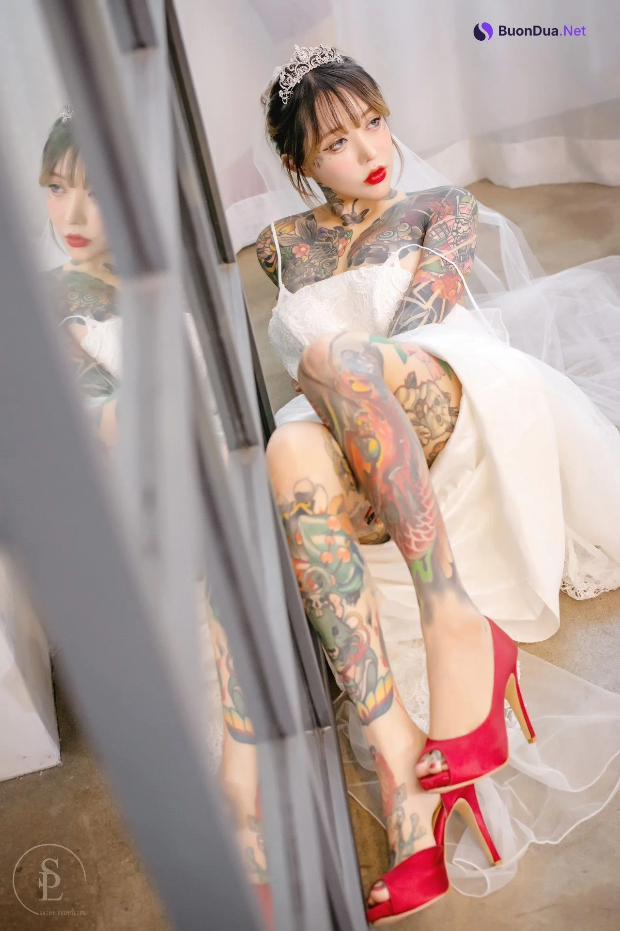YoKo 요코, [SAINT Photolife] Vol.01 Cat Bride Set.02 - Photo 9