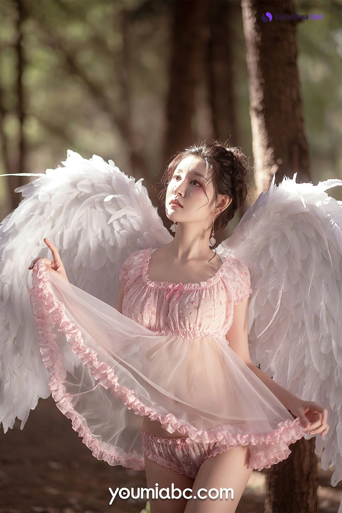 [Youmi尤蜜荟] 2021.04.14 粉天使 沈梦瑶 - Photo 12