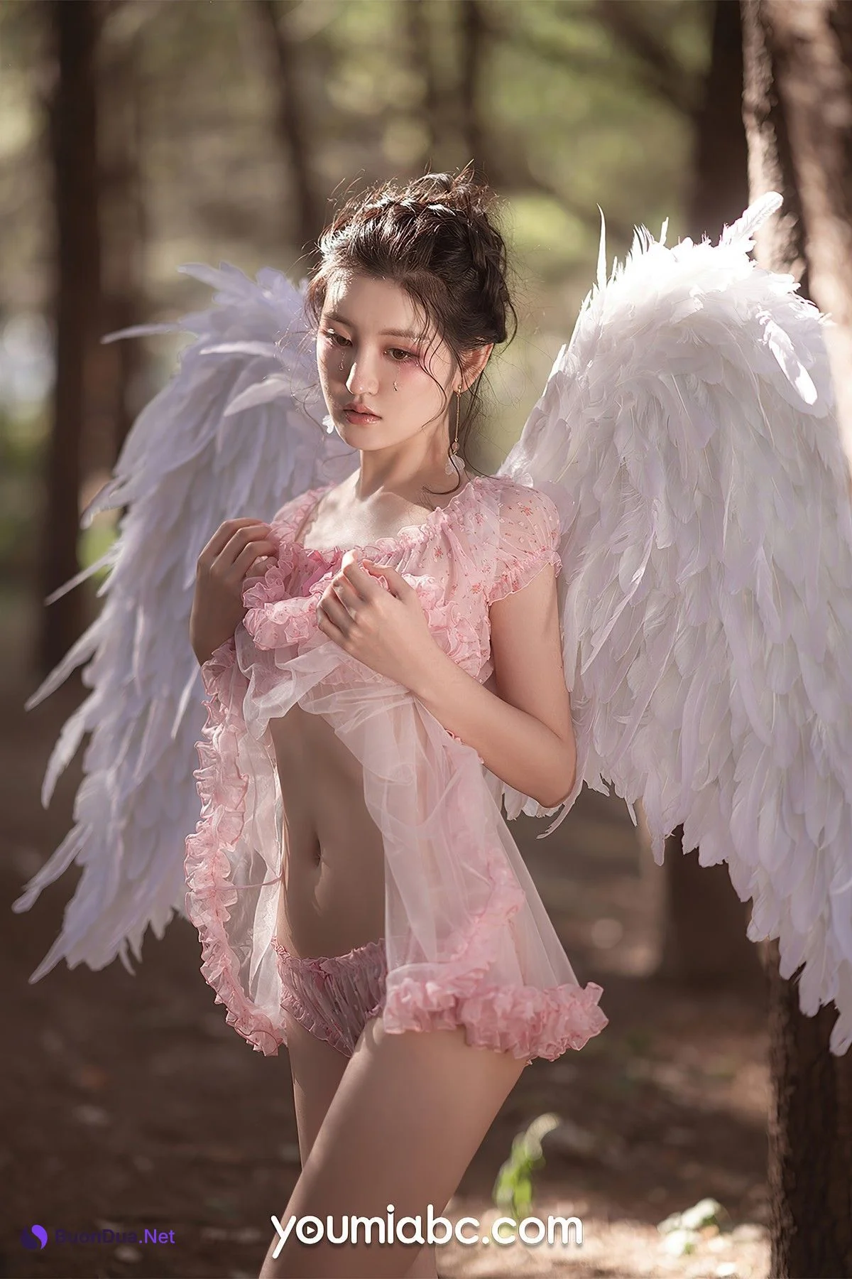 [Youmi尤蜜荟] 2021.04.14 粉天使 沈梦瑶 - Photo 14
