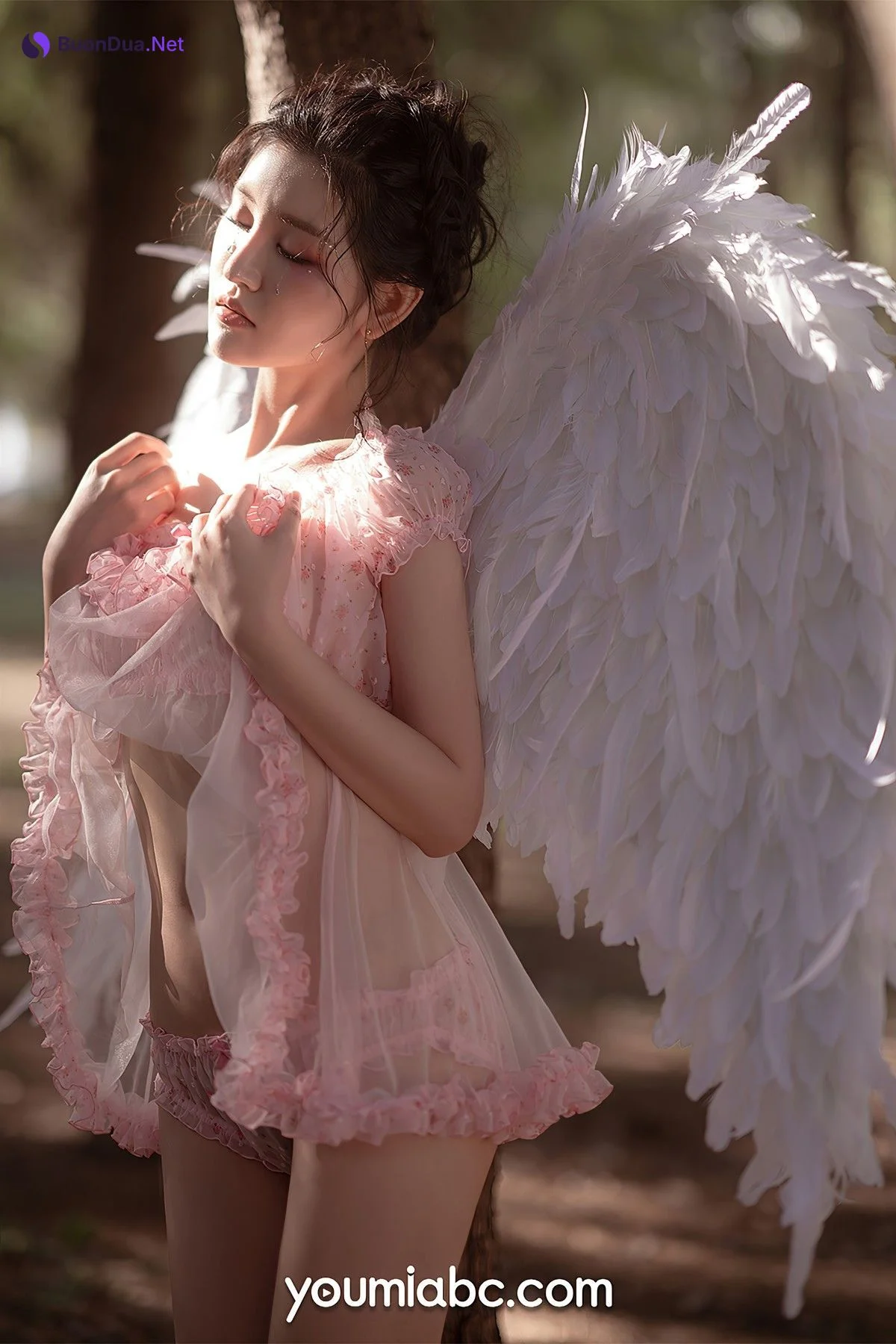 [Youmi尤蜜荟] 2021.04.14 粉天使 沈梦瑶 - Photo 18