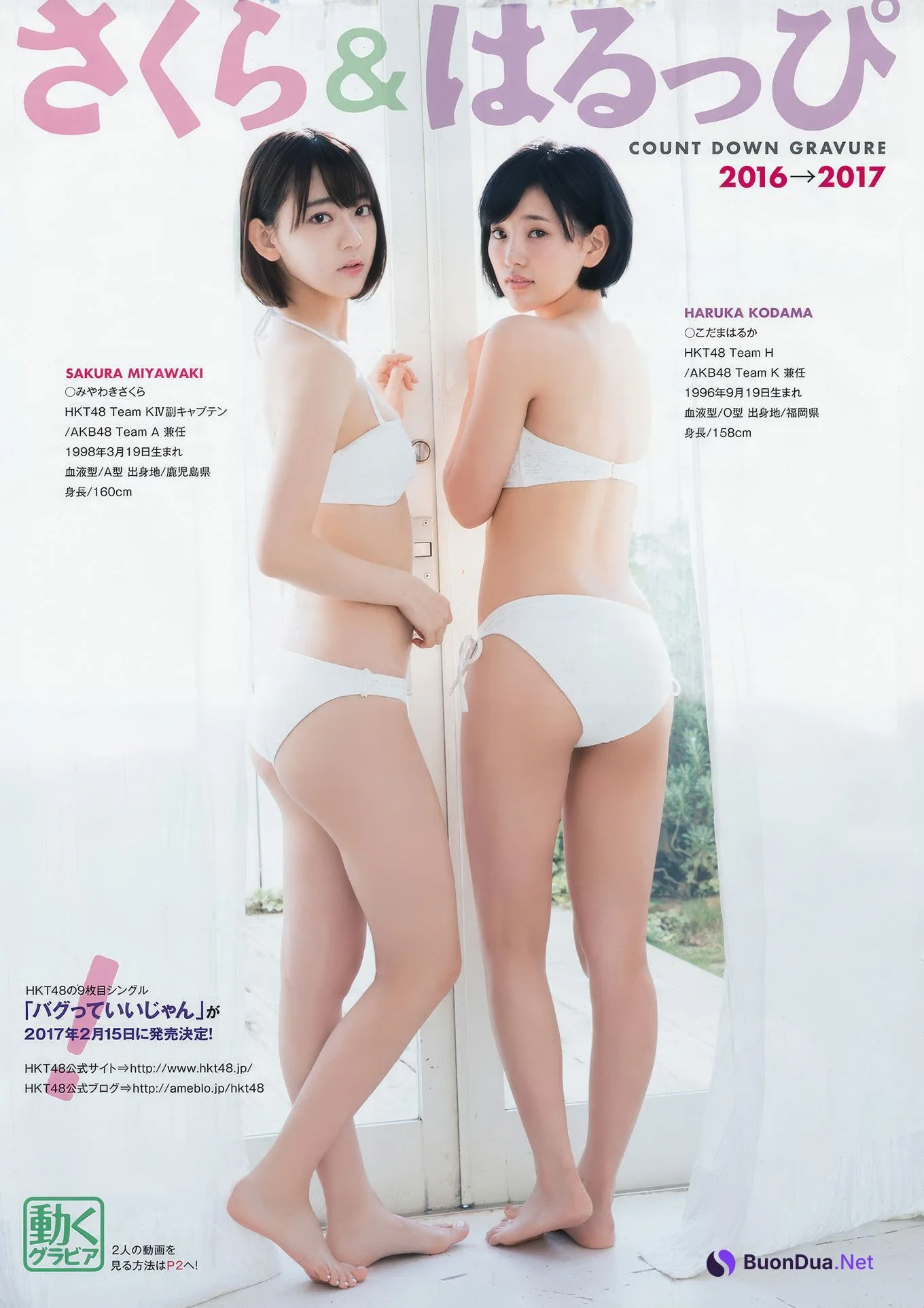 宮脇咲良・兒玉遥, Young Animal 2017 No.01 (ヤングアニマル 2017年1号) - Photo 13