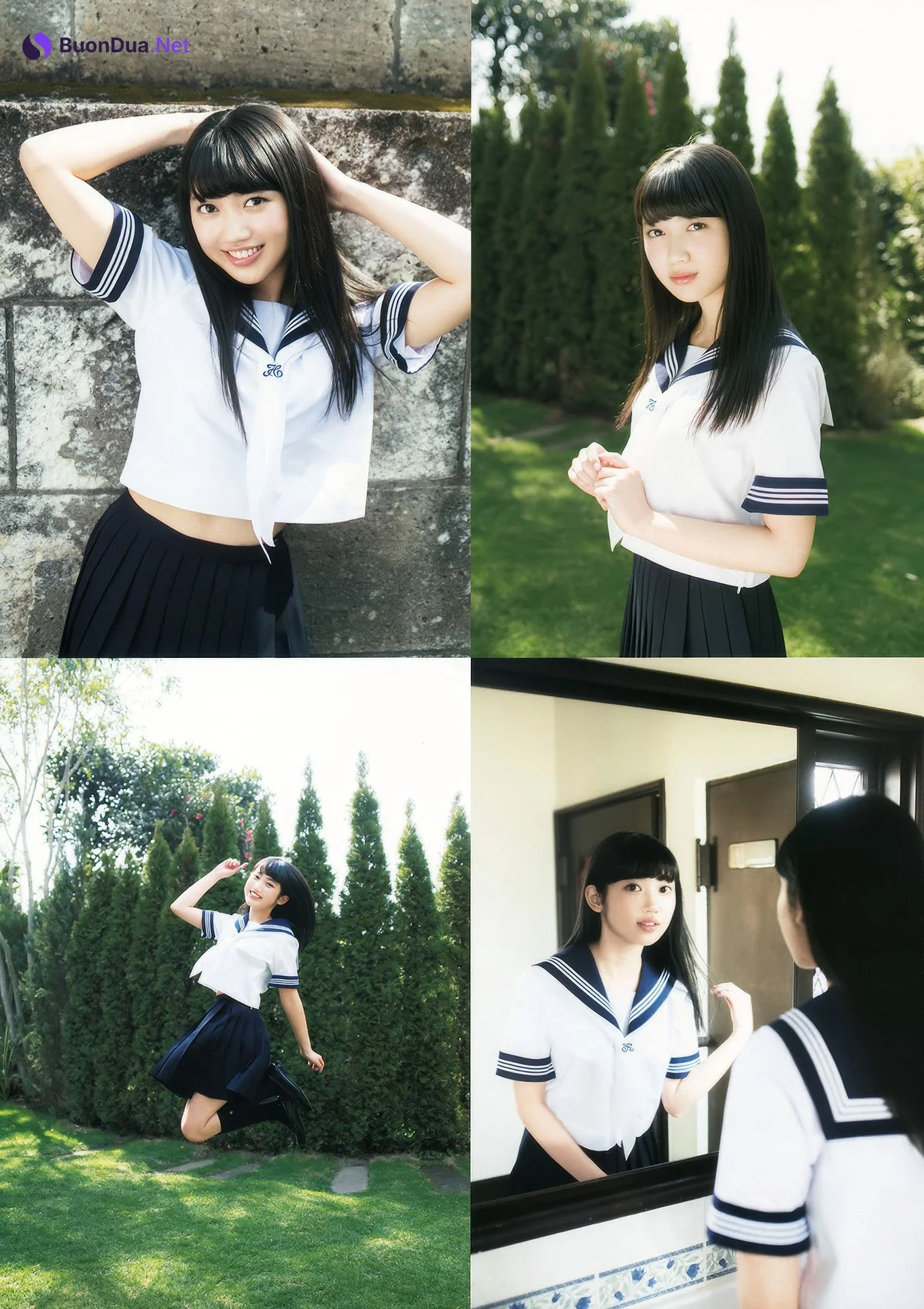 黒木ひかり・小室安未・パトリシア希美・野崎りな, Young Animal 2017 No.08 (ヤングアニマル 2017年8号) - Photo 4