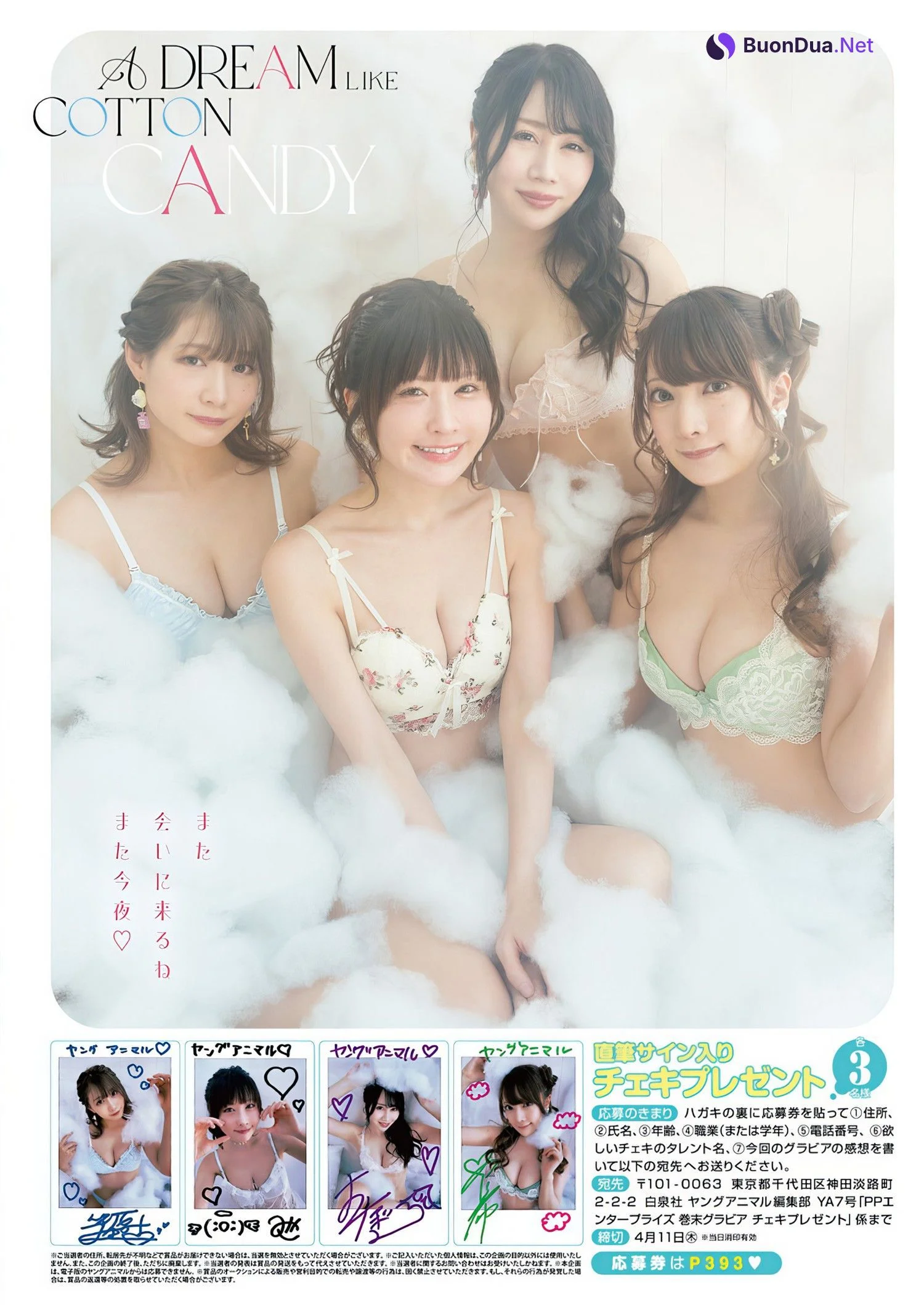 美女たちに囲まれてふんわりフワフワ夢ごこち, Young Animal 2024 No.07 (ヤングアニマル 2024年7号) - Photo 8