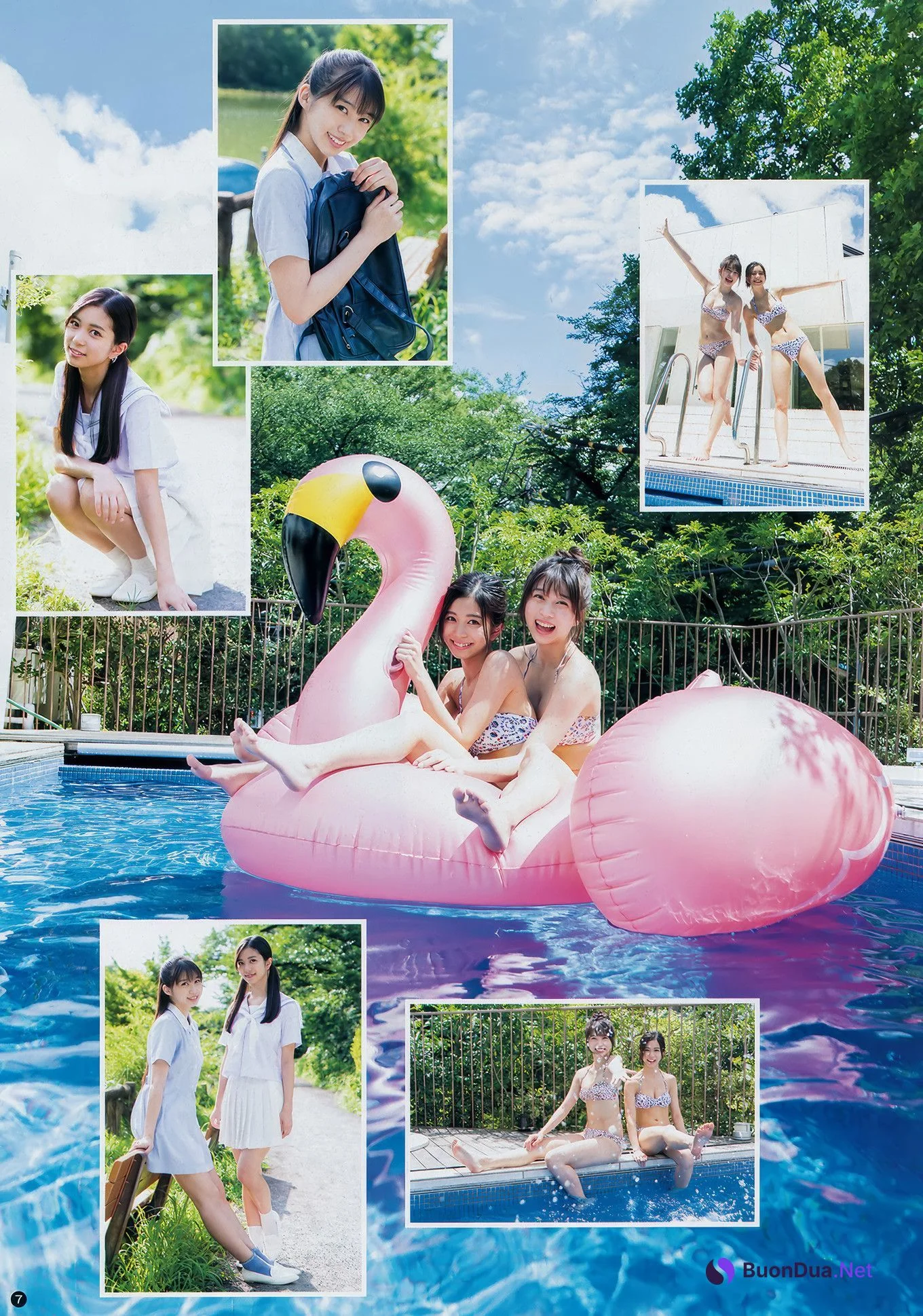 牧野真莉愛・井上玲音, Young Champion 2018 No.19 (ヤングチャンピオン 2018年19号) - Photo 6