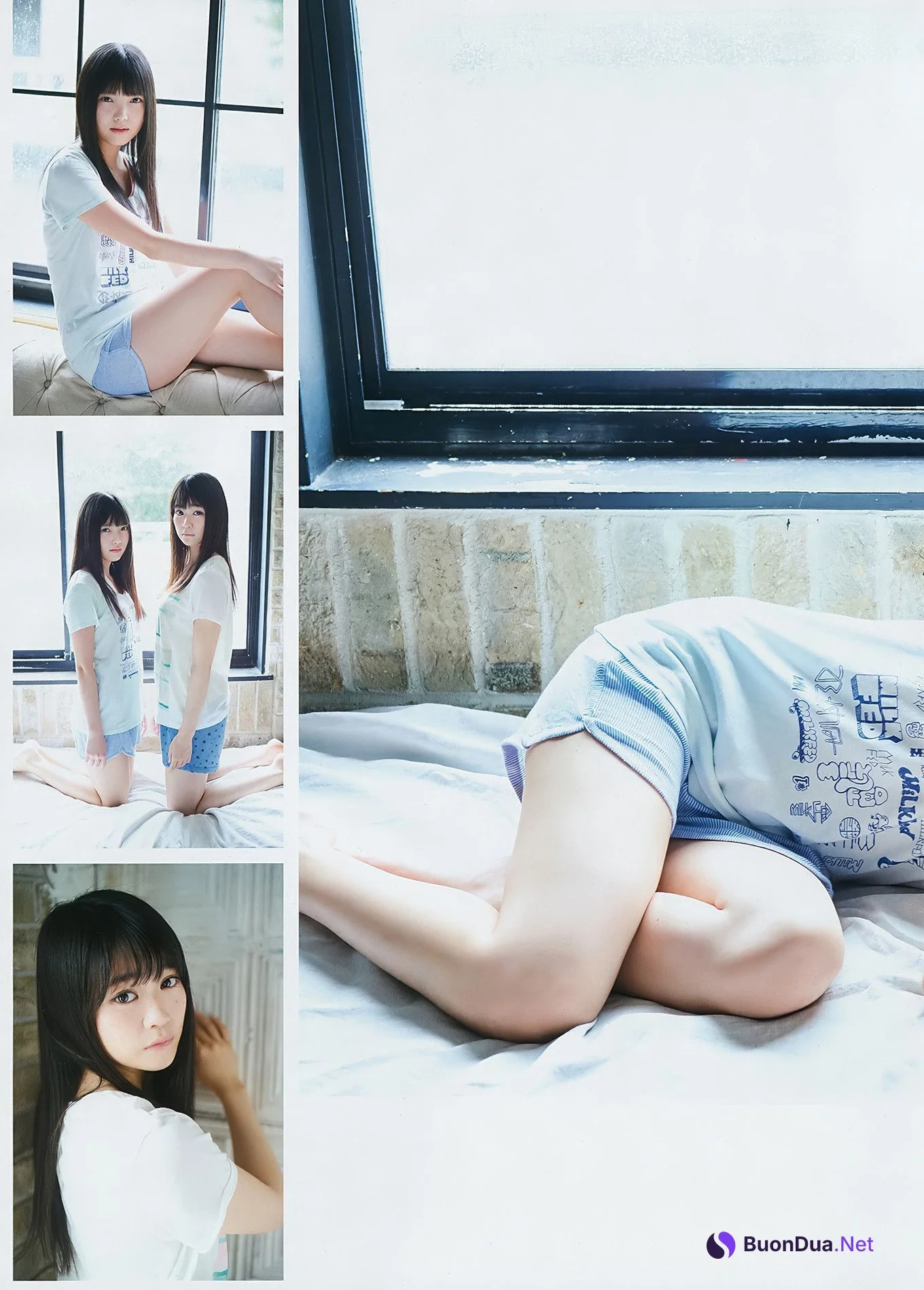 小池美波・石森虹花・上村莉菜, Young Gangan 2017 No.15 (ヤングガンガン 2017年15号) - Photo 14