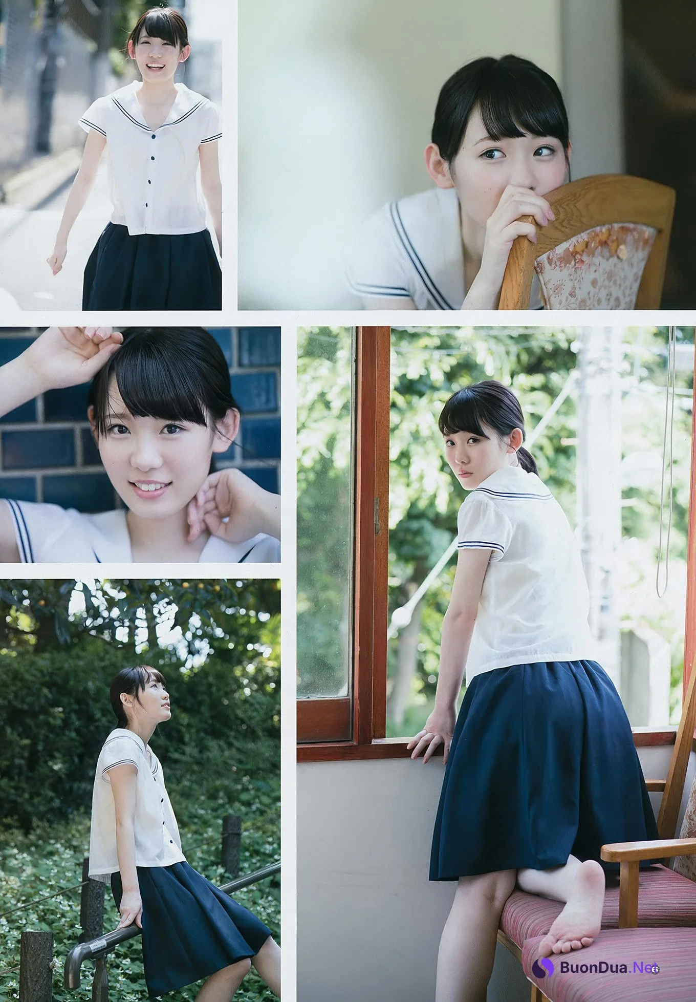 小池美波・石森虹花・上村莉菜, Young Gangan 2017 No.15 (ヤングガンガン 2017年15号) - Photo 6