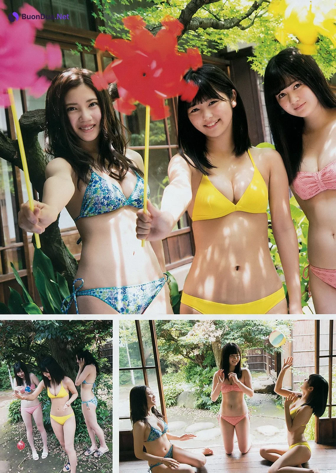江籠裕奈 北川綾巴 北野瑠華 小畑優奈, Young Gangan 2017 No.17 (ヤングガンガン 2017年17号) - Photo 17