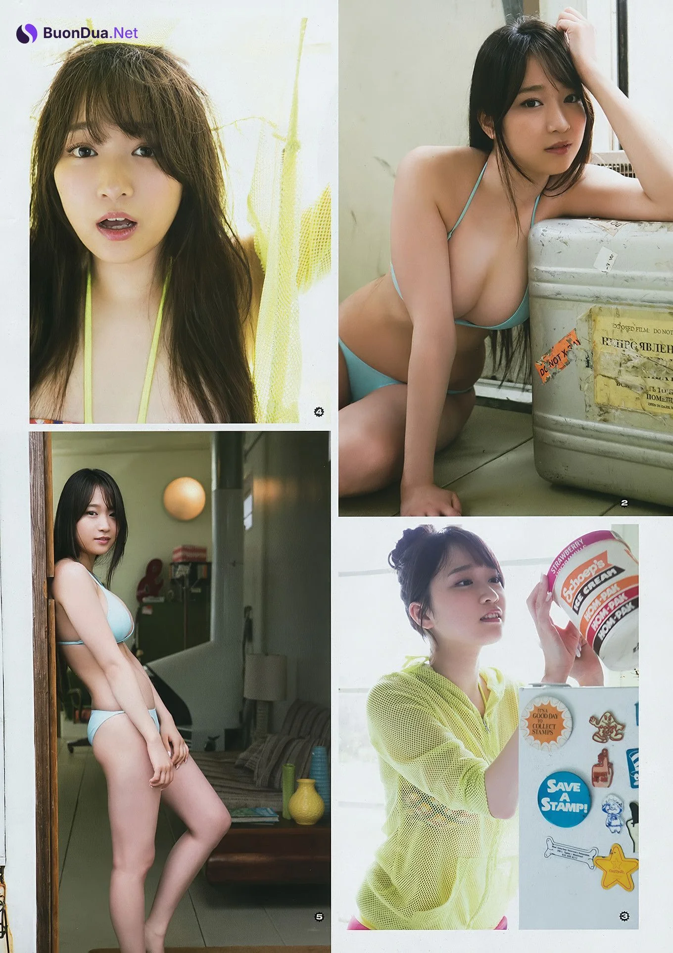 本田翼・奥津マリリ・はるかぜ, Young Gangan 2017 No.23 (ヤングガンガン 2017年23号) - Photo 12