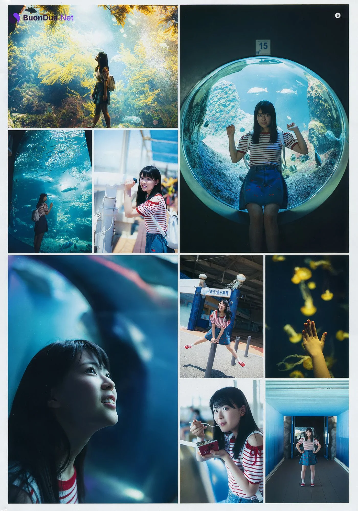 久保史緒里・岩本蓮加, Young Gangan 2018 No.16 (ヤングガンガン 2018年16号) - Photo 19