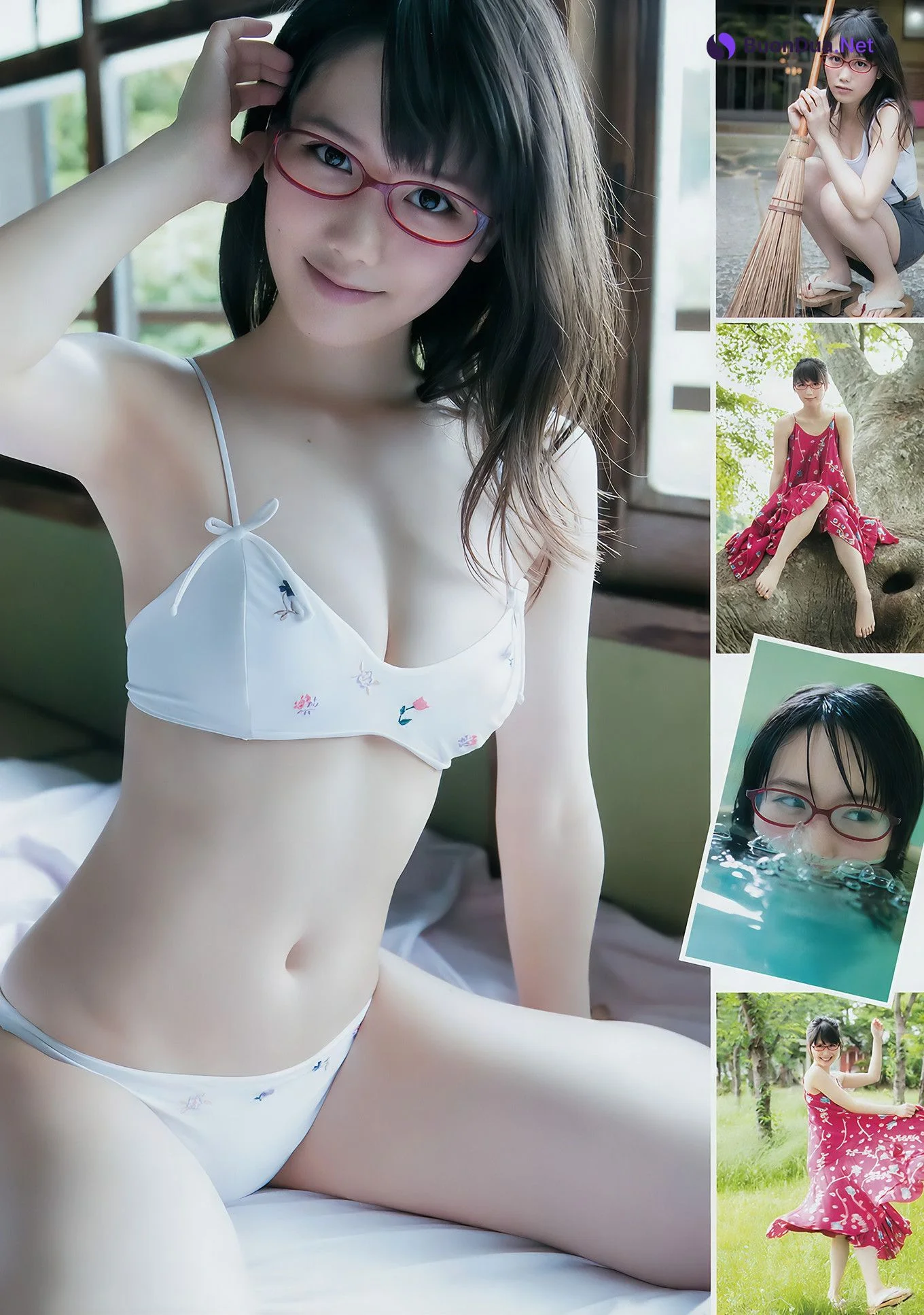 加藤里保菜・えなこ・小日向結衣, Young Jump 2017 No.30 (ヤングジャンプ 2017年30号) - Photo 13