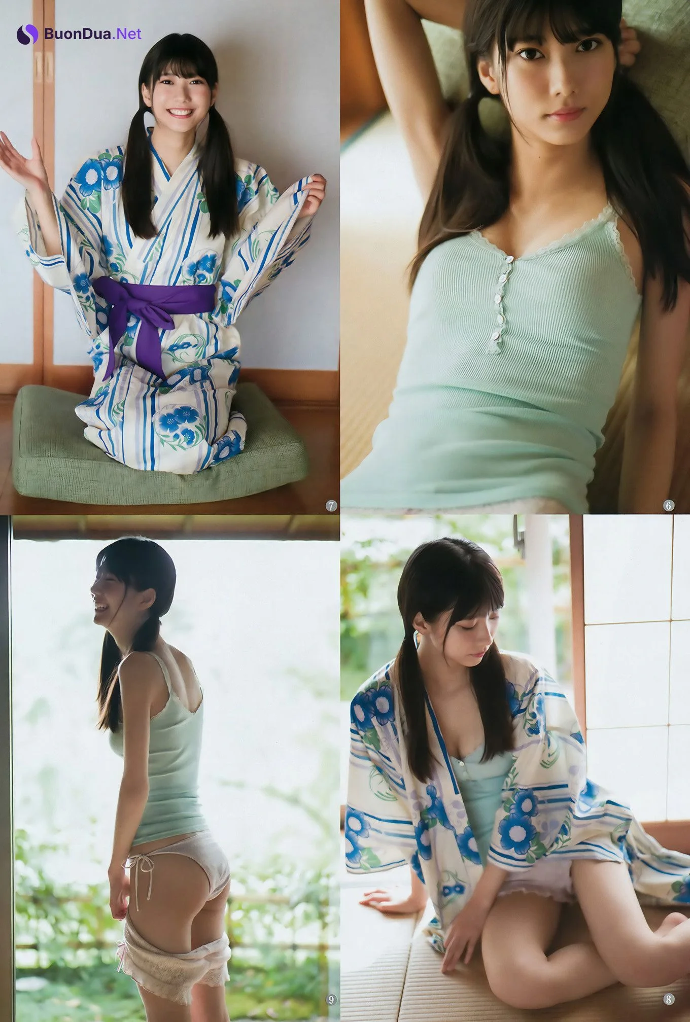 山広美保子・的場華鈴, Young Jump 2017 No.50 (ヤングジャンプ 2017年50号) - Photo 5