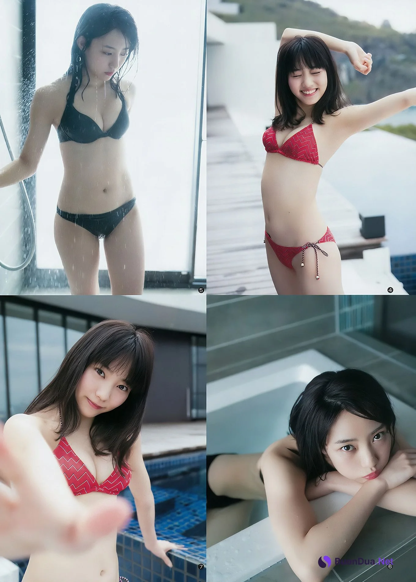 逢田梨香子 富永美杜, Young Jump 2018 No.17 (ヤングジャンプ 2018年17号) - Photo 12